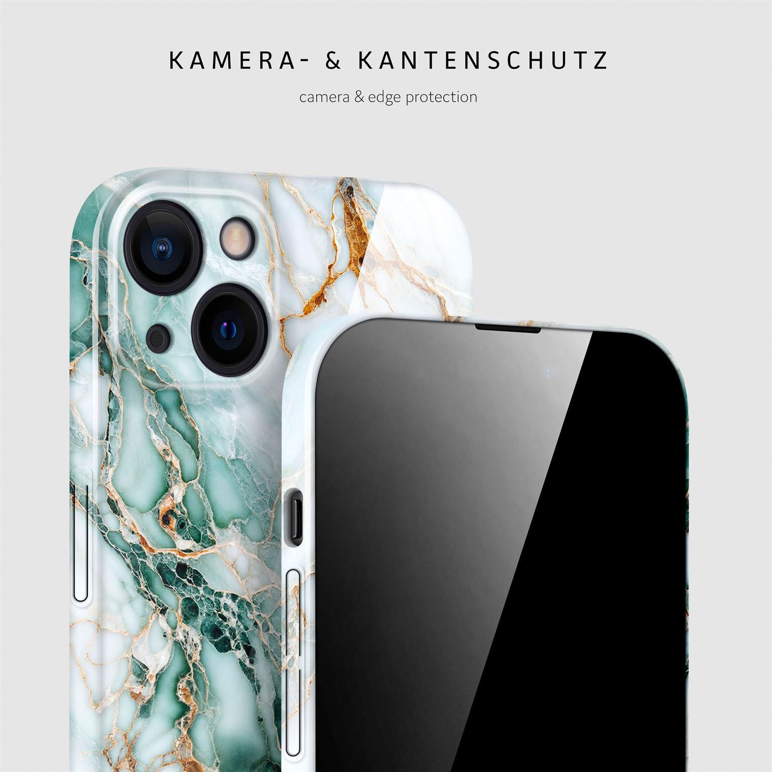 Bliss Cover für iPhone 15 in der Farbe Jade Cascade (Grün)