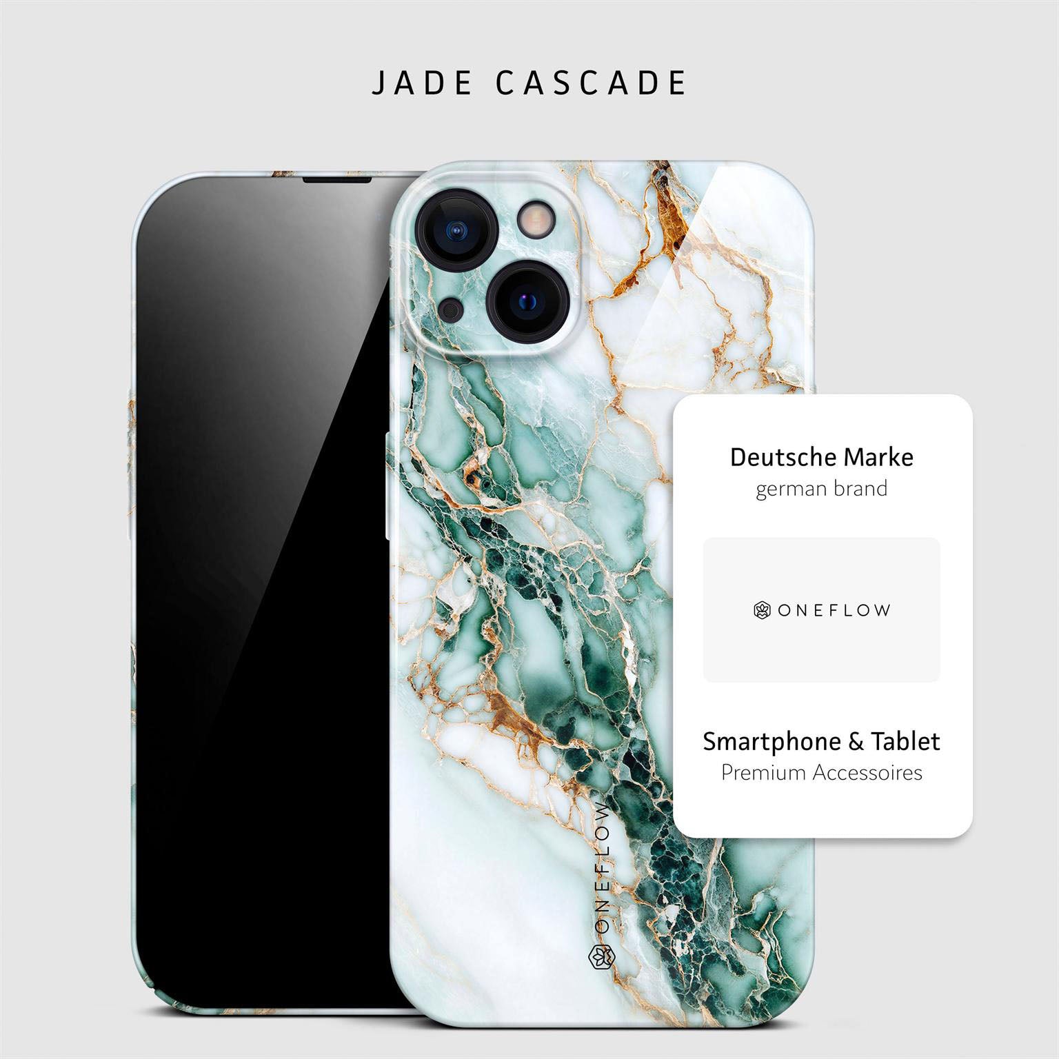 Bliss Cover für iPhone 15 in der Farbe Jade Cascade (Grün)