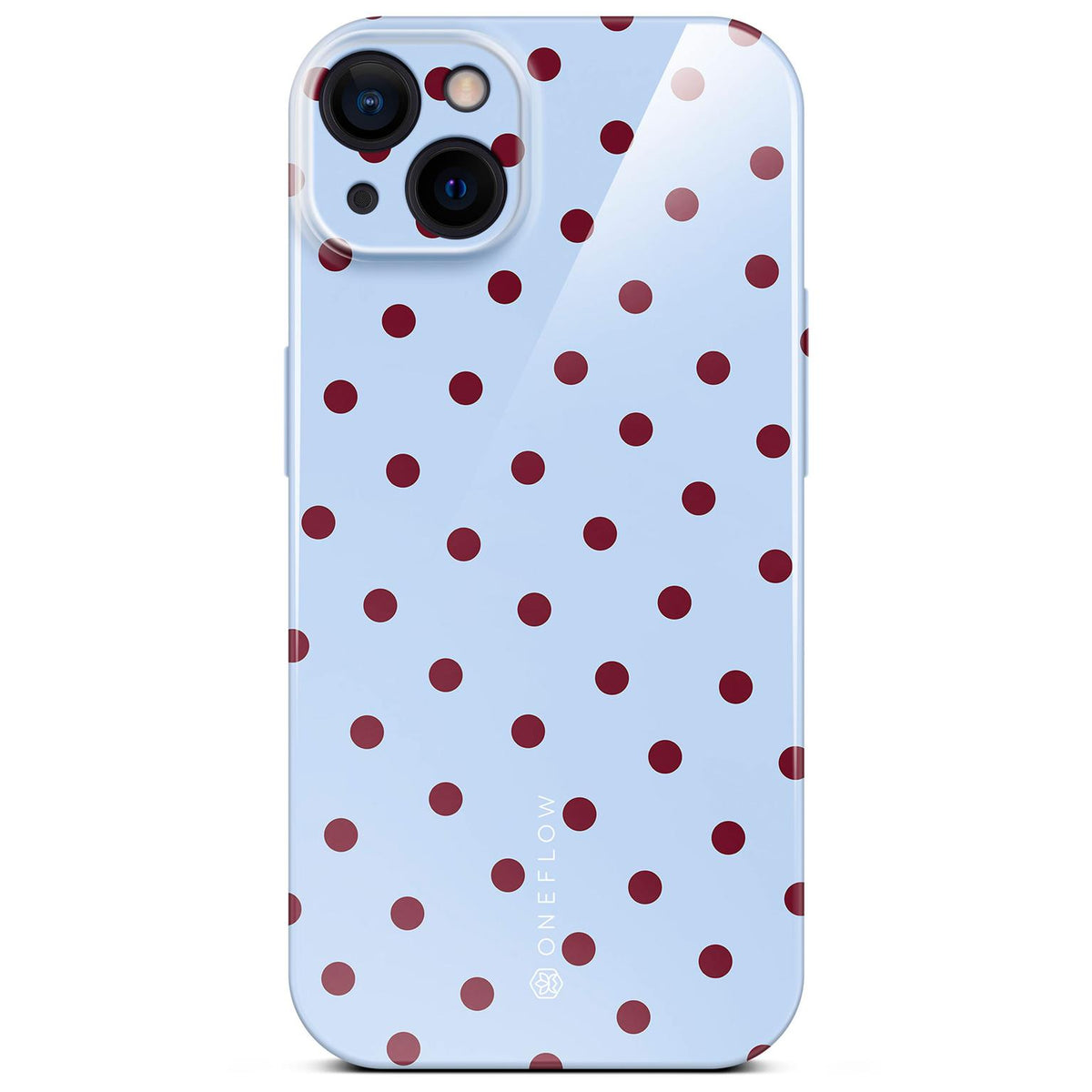 Splash Case für iPhone 15 in der Farbe Cherry Sky (Blau)