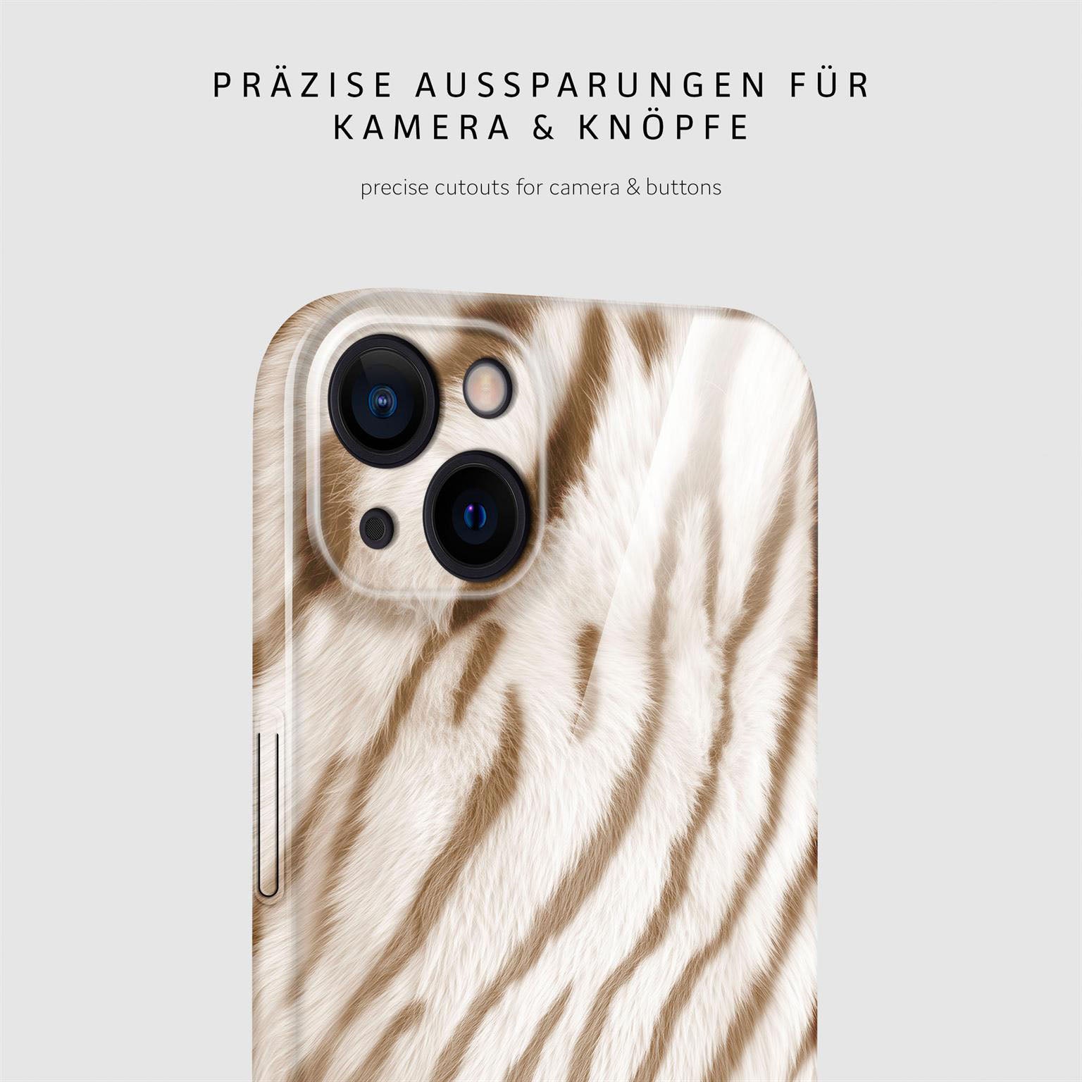 Wild Cover für iPhone 15 in der Farbe Caramel Tiger (Braun / Beige)