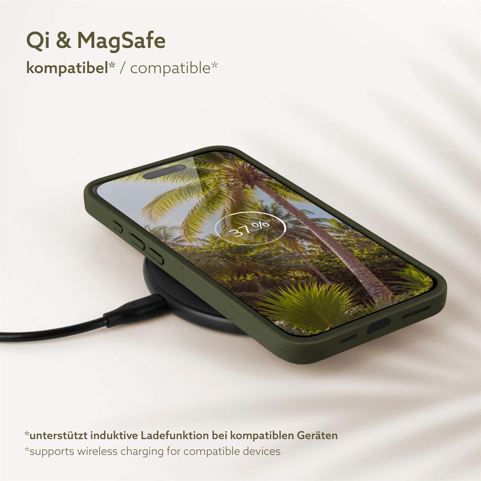 Sama Sama Case für iPhone 15 Pro in der Farbe JAVA (Grün)
