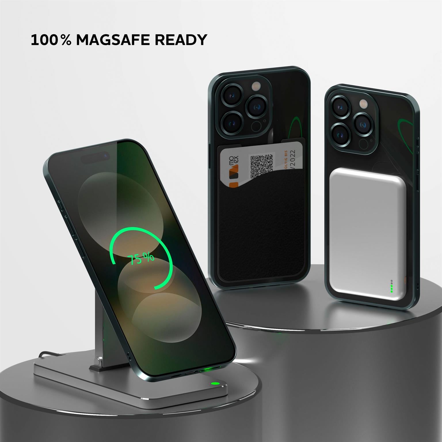 Aura Case für iPhone 15 Pro in der Farbe Mint Breeze (Grün)