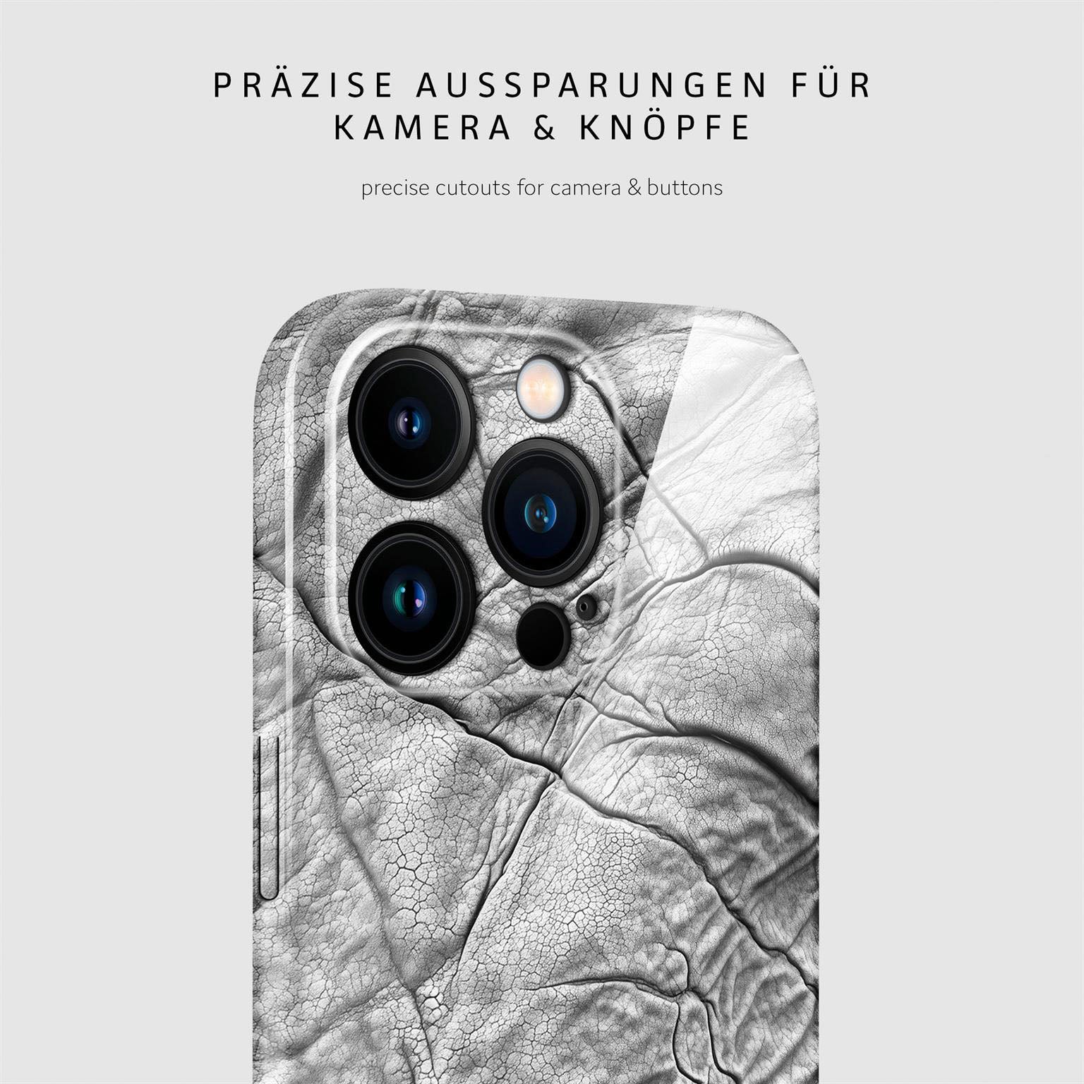 Wild Cover für iPhone 15 Pro in der Farbe Mystic Elephant (Grau)