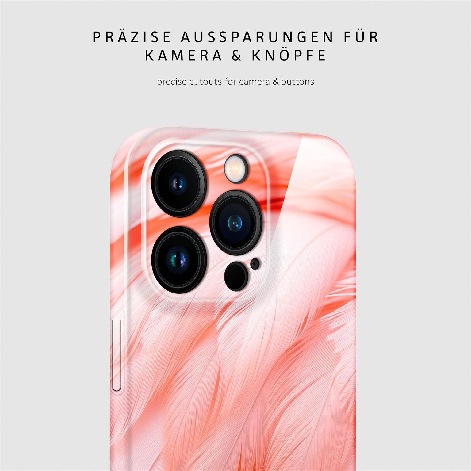 Wild Cover für iPhone 15 Pro in der Farbe Smooth Flamingo (Rosa / Pink)