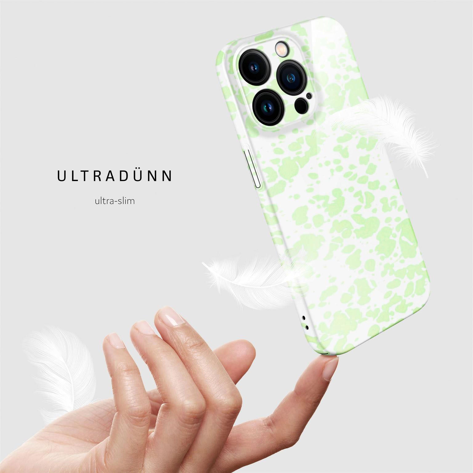 Splash Case für iPhone 15 Pro in der Farbe Mint Mirage (Grün)