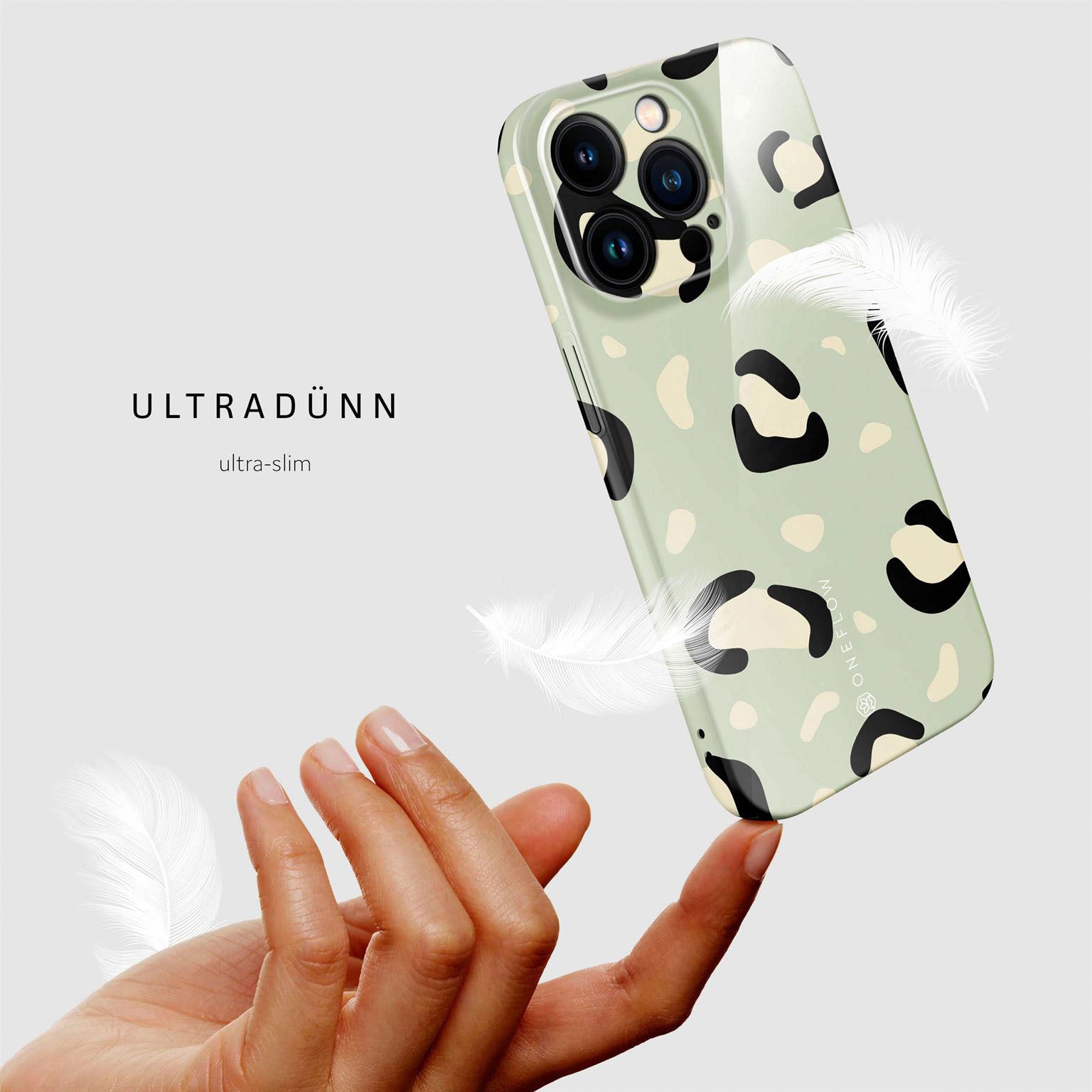 Splash Case für iPhone 15 Pro in der Farbe Wild Side (Grün)