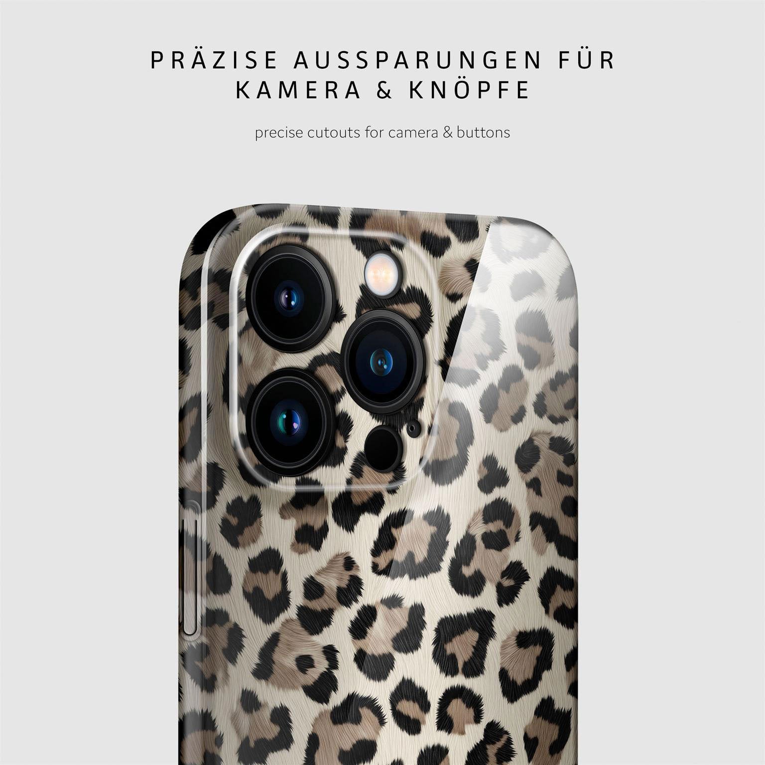 Wild Cover für iPhone 15 Pro in der Farbe Golden Leopard (Gold)