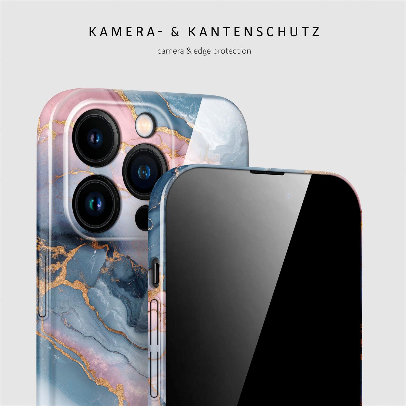 Bliss Cover für iPhone 15 Pro in der Farbe Aurora Lagoon (Mehrfarbig (bunt))