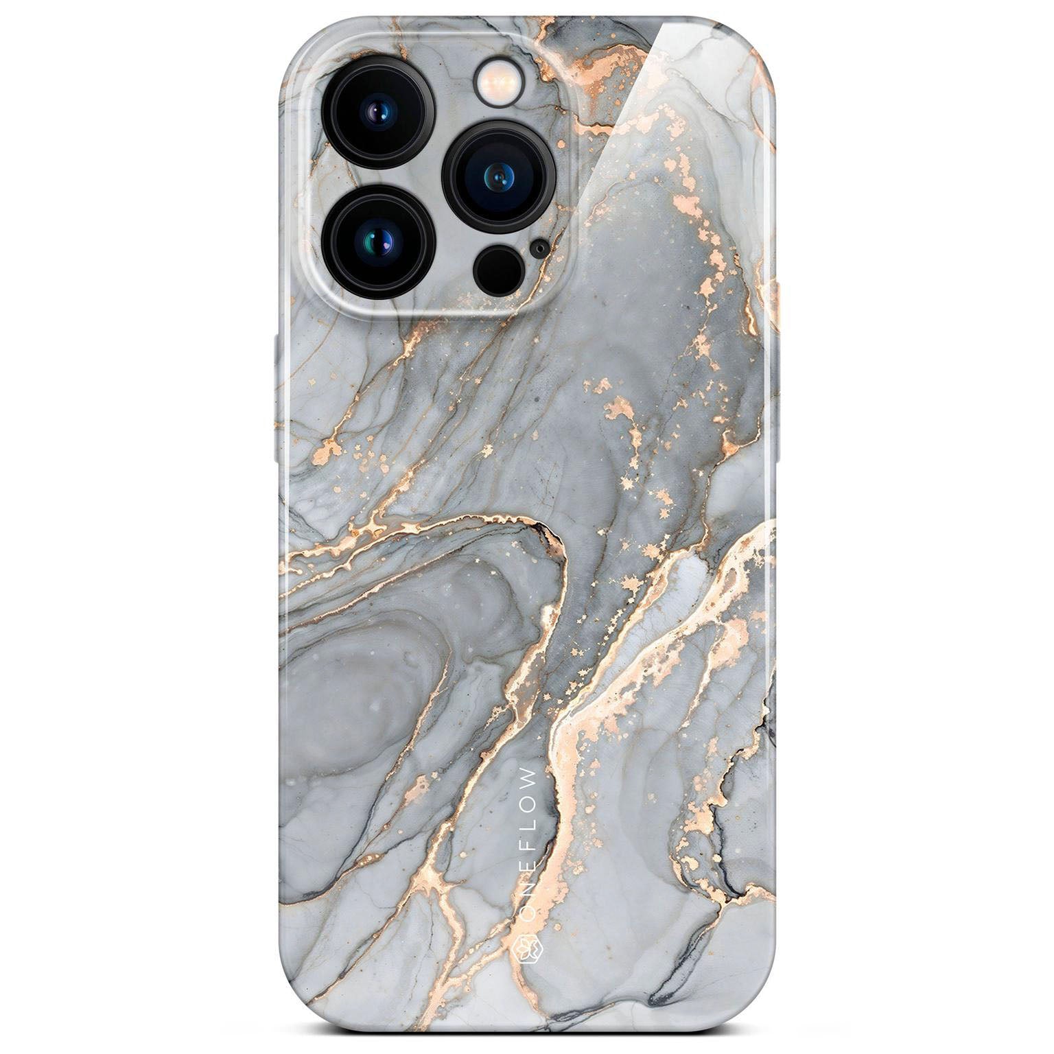 Bliss Cover für iPhone 15 Pro in der Farbe Soft Granite (Grau)