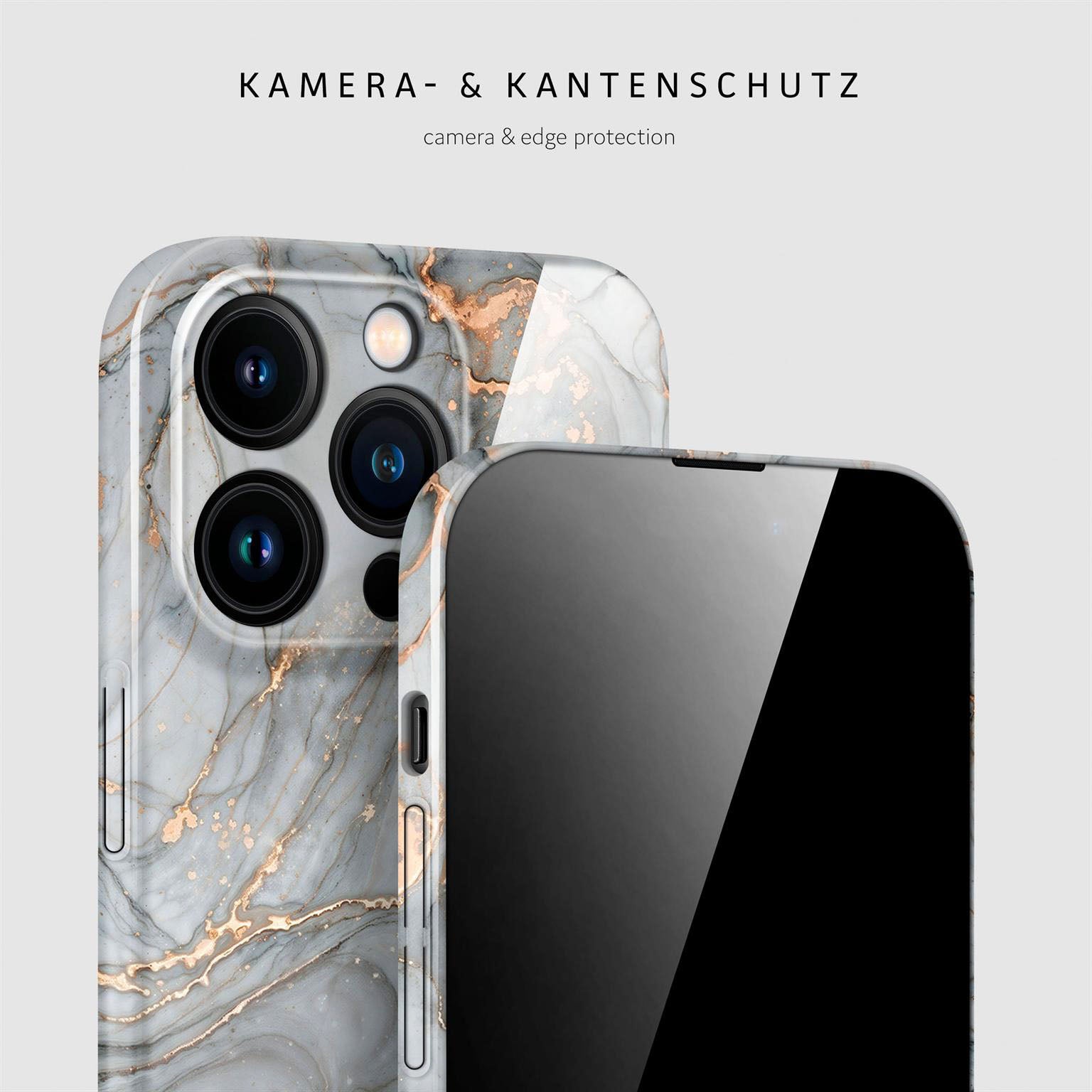 Bliss Cover für iPhone 15 Pro in der Farbe Soft Granite (Grau)