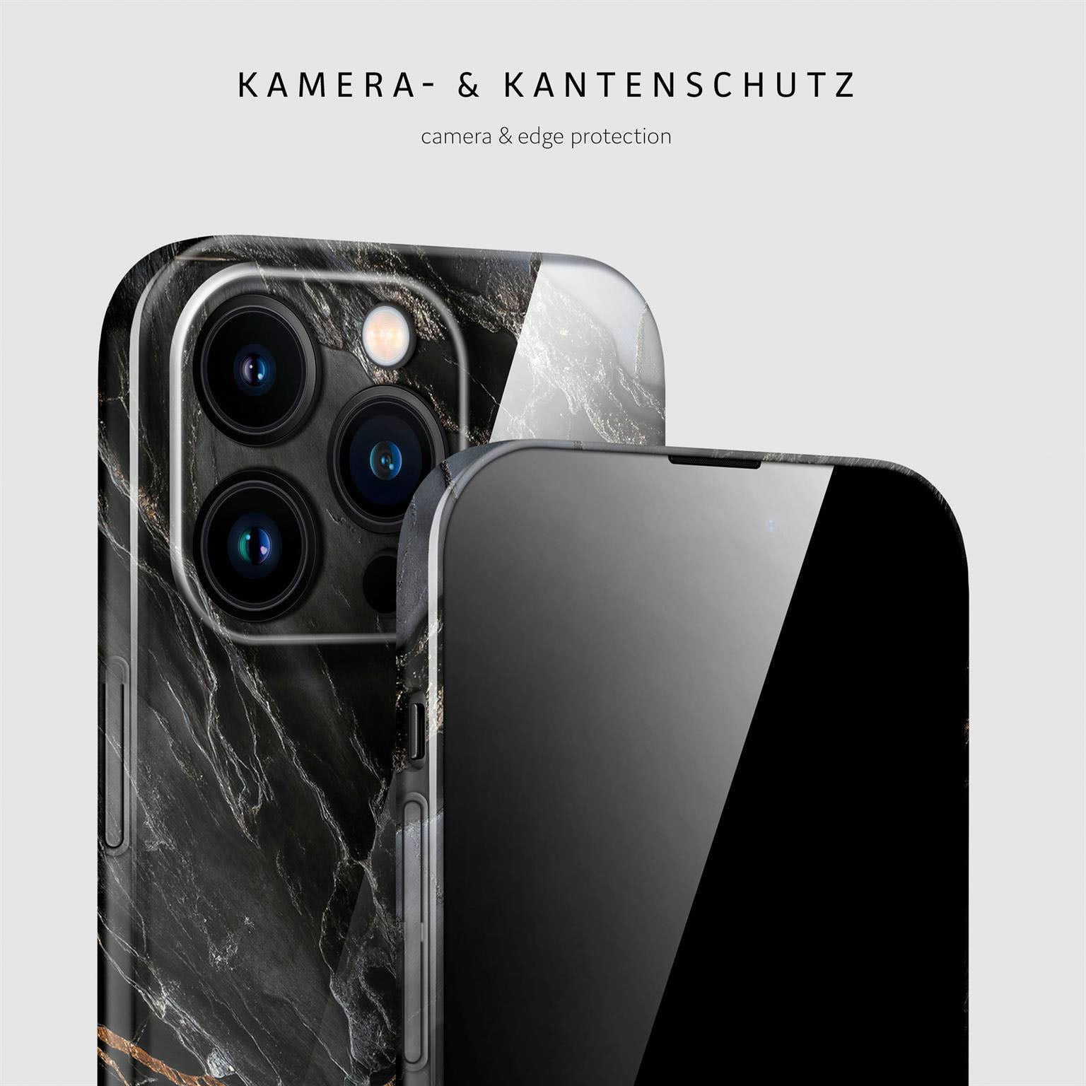 Bliss Cover für iPhone 15 Pro in der Farbe Black Mirage (Schwarz)