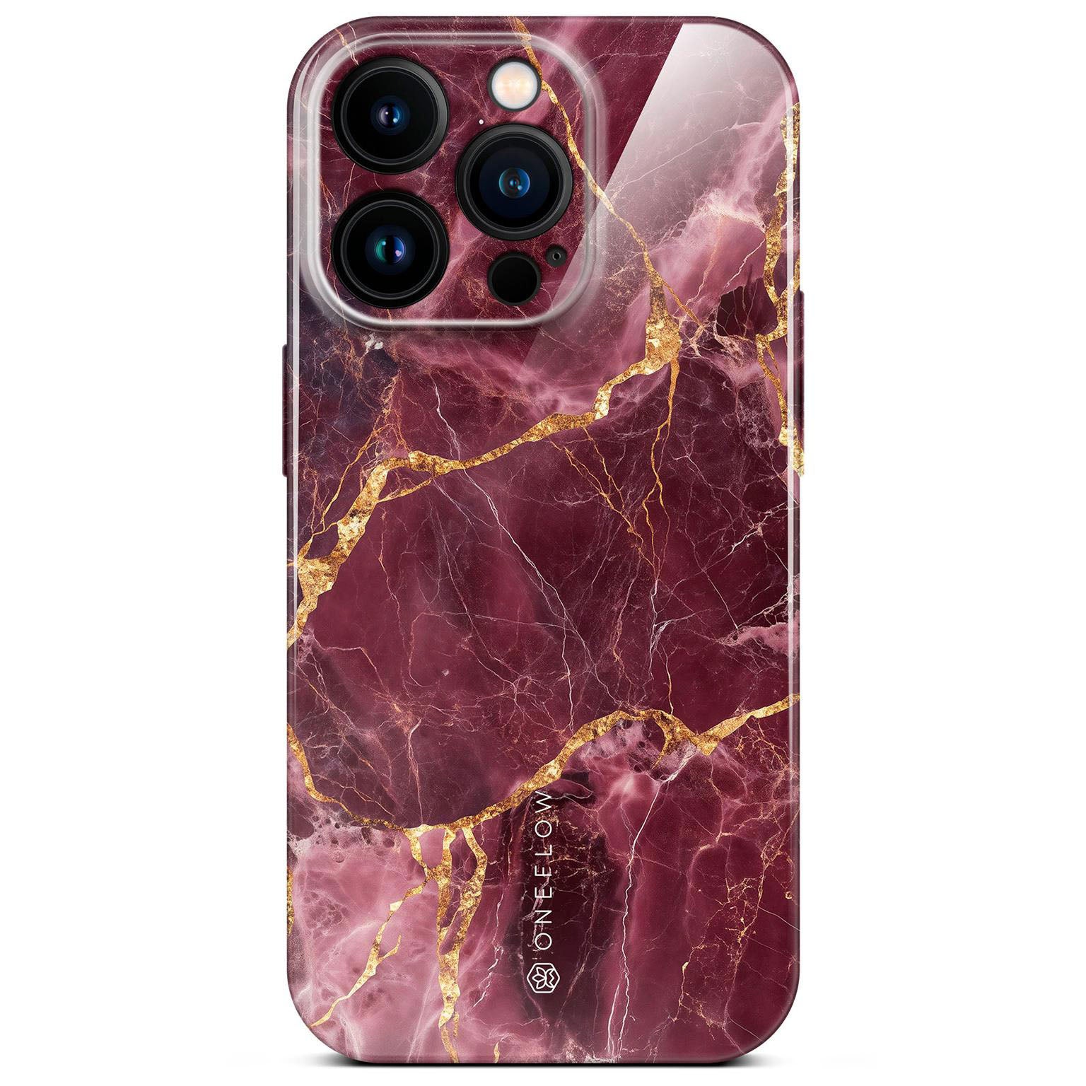 Bliss Cover für iPhone 15 Pro in der Farbe Velvet Wine (Rot)