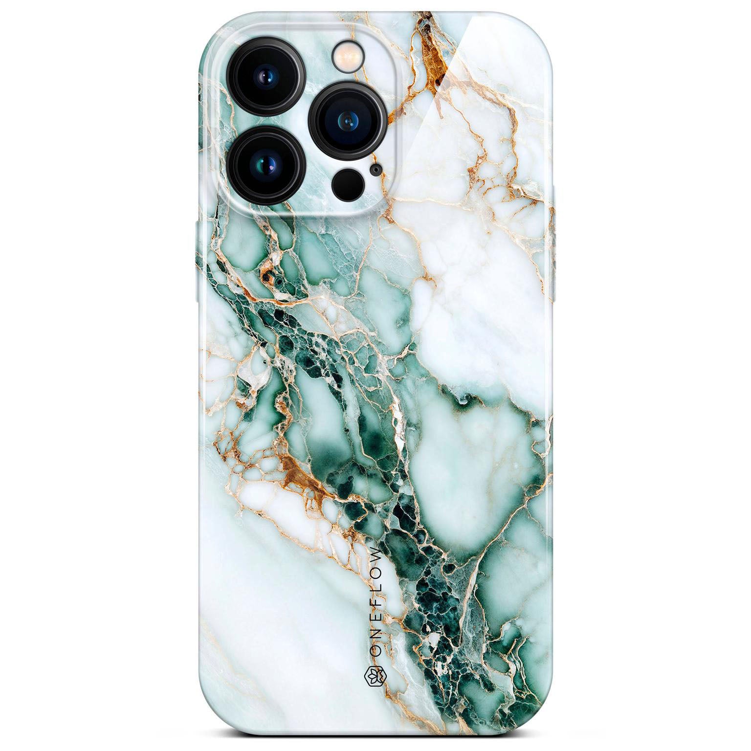 Bliss Cover für iPhone 15 Pro in der Farbe Jade Cascade (Grün)