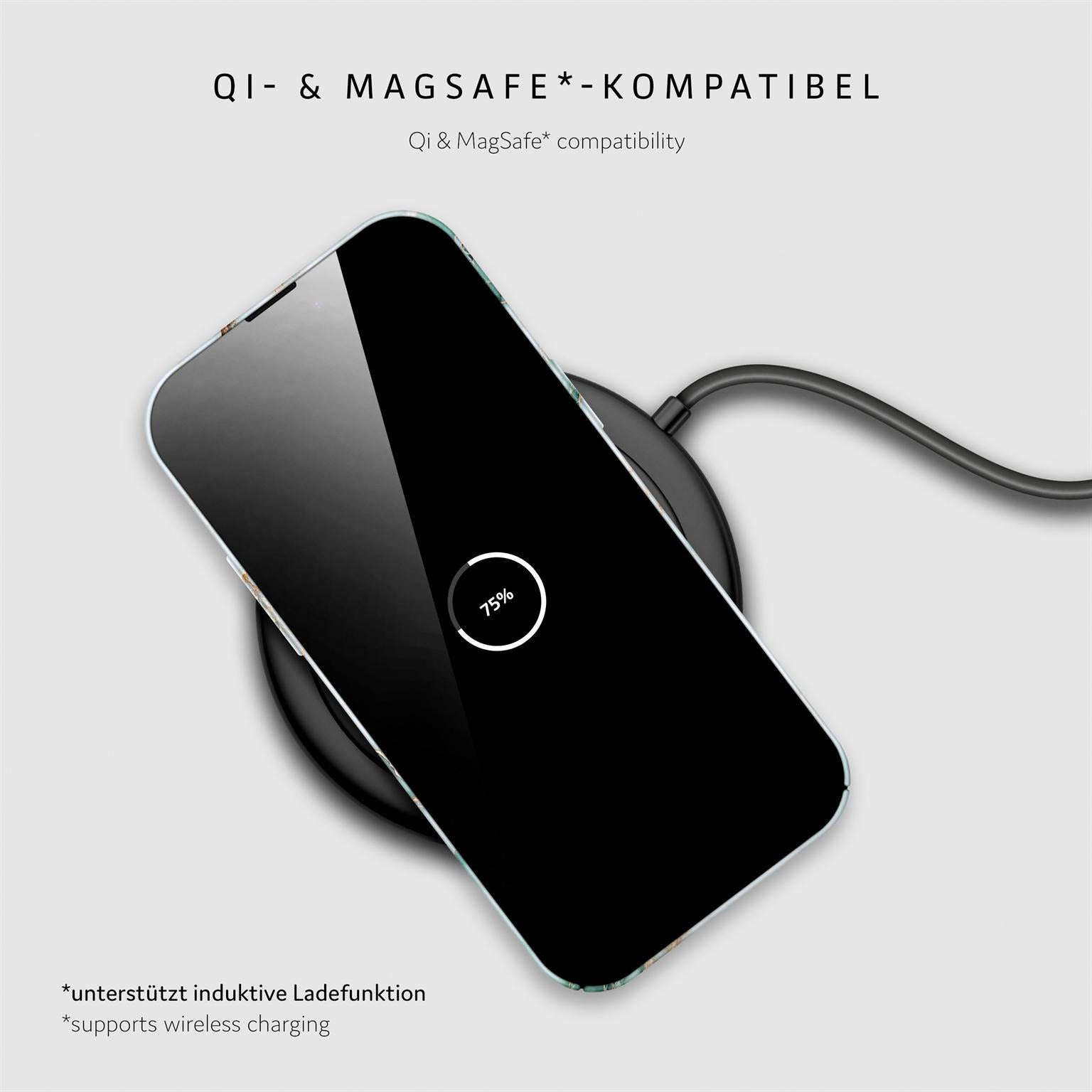 Bliss Cover für iPhone 15 Pro in der Farbe Jade Cascade (Grün)