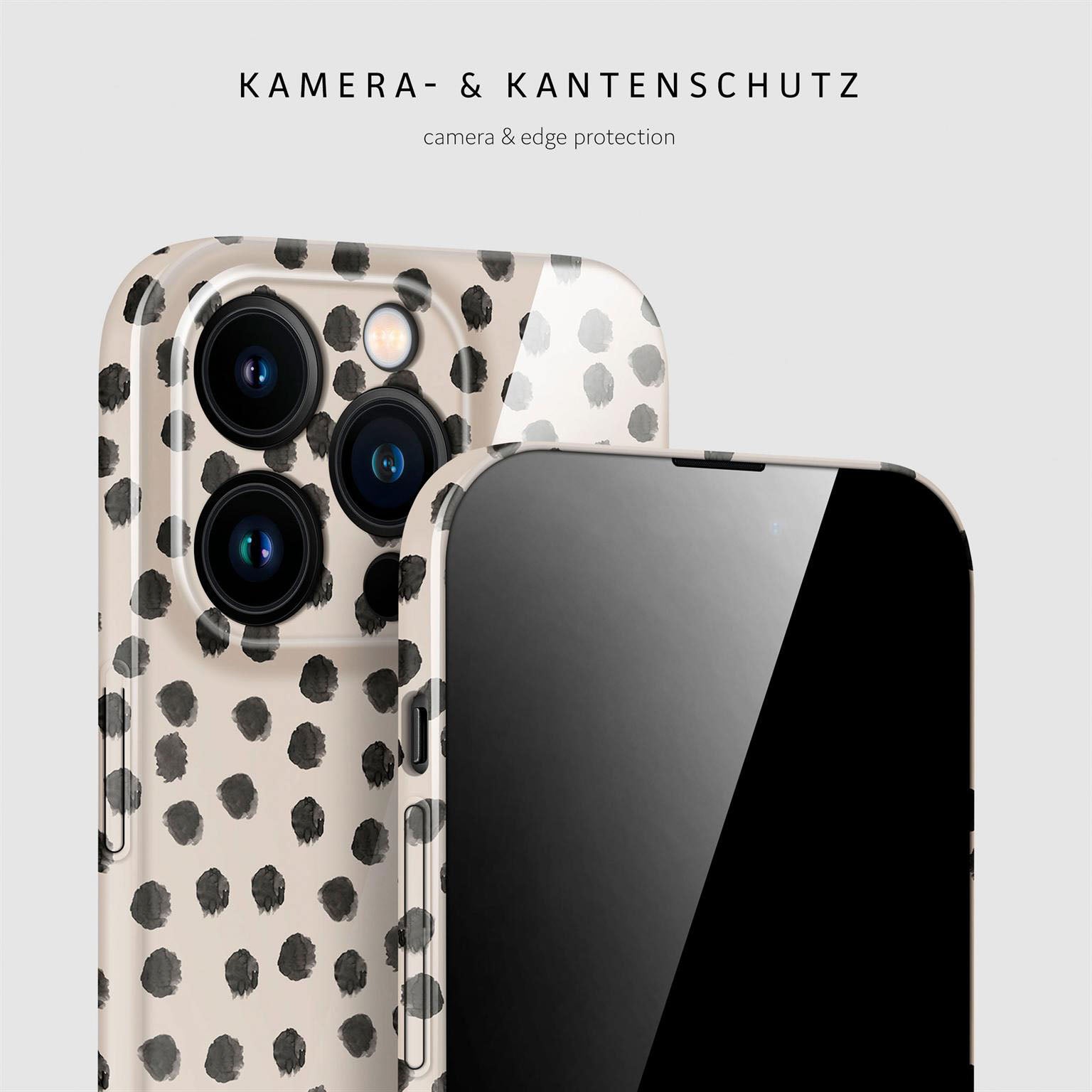Splash Case für iPhone 15 Pro in der Farbe Cookies & Cream (Braun / Beige)