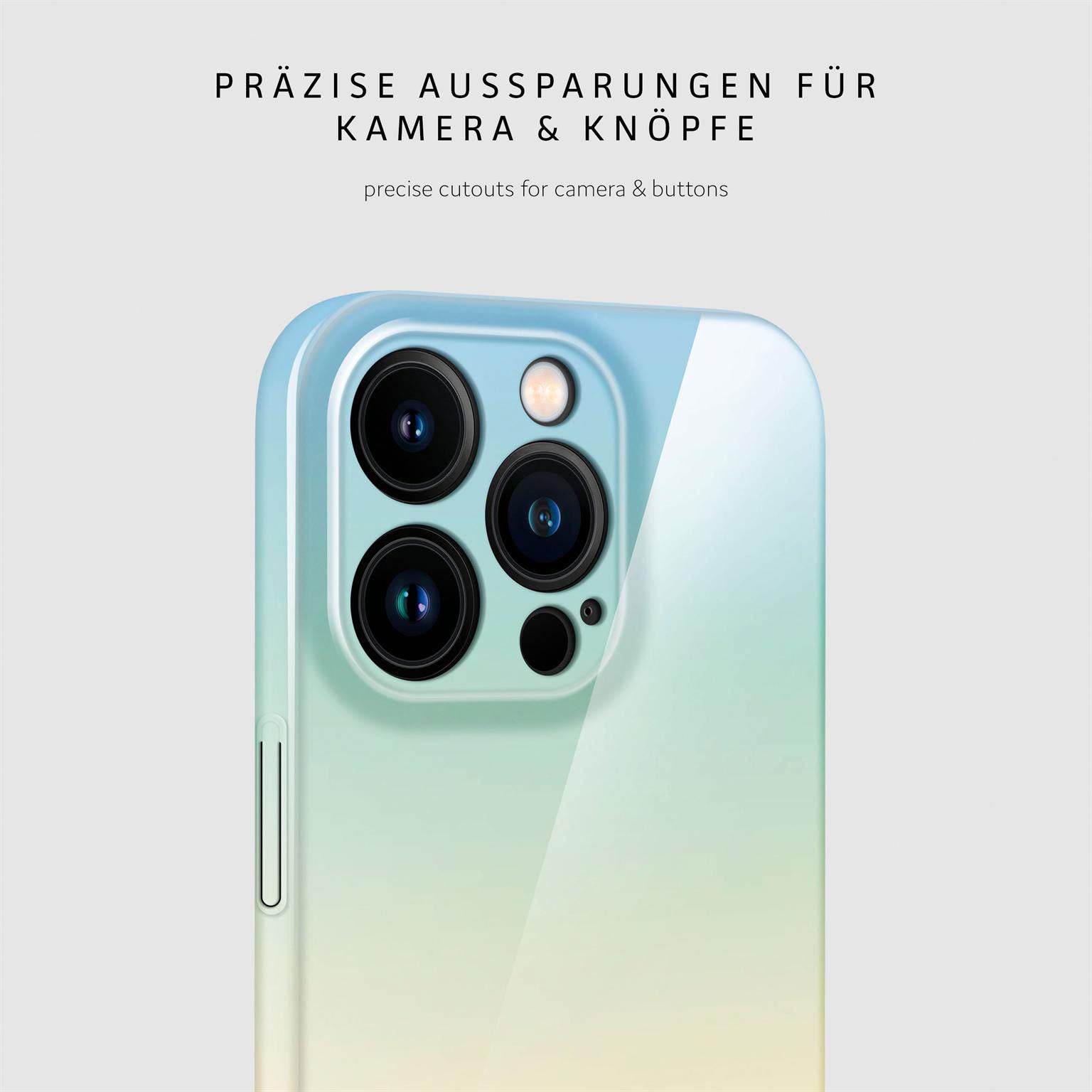 Splash Case für iPhone 15 Pro in der Farbe Sunset Sorbet (Mehrfarbig (bunt))
