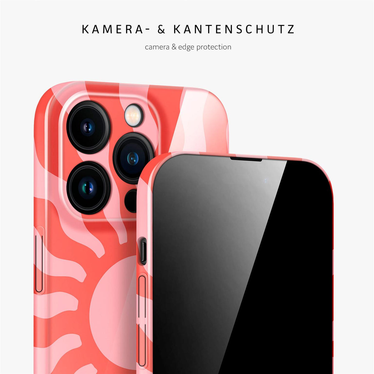 Splash Case für iPhone 15 Pro in der Farbe Hot Aura (Rosa / Pink)
