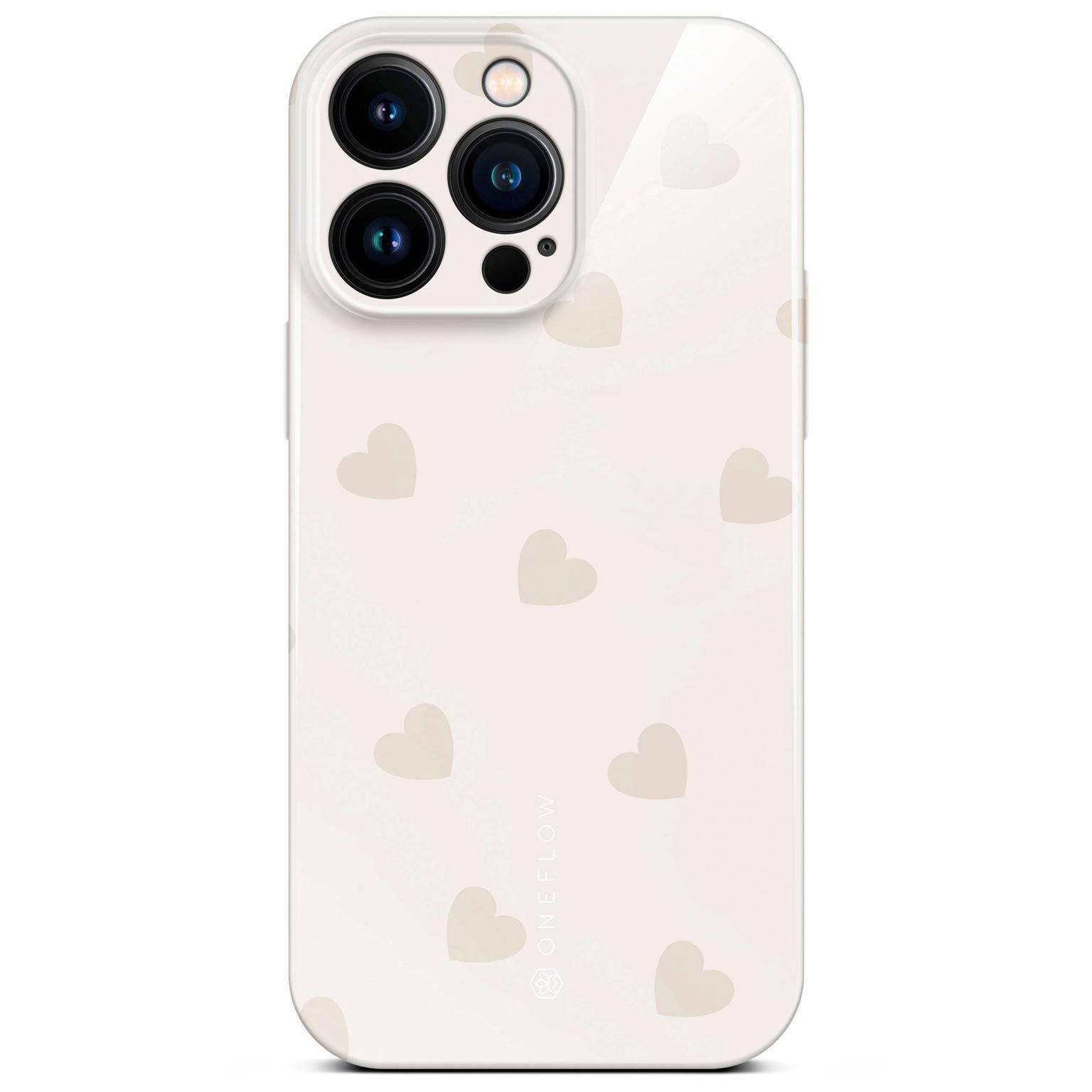 Splash Case für iPhone 15 Pro Max in der Farbe Latte Love (Braun / Beige)