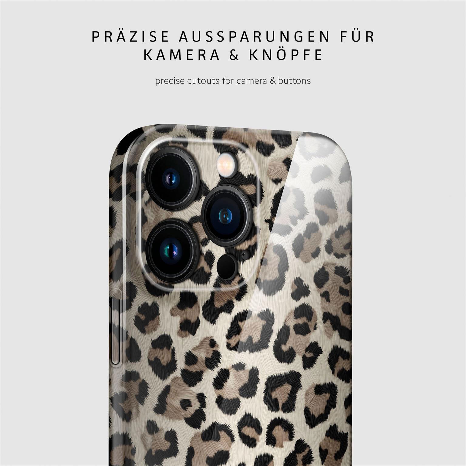 Wild Cover für iPhone 15 Pro Max in der Farbe Golden Leopard (Gold)