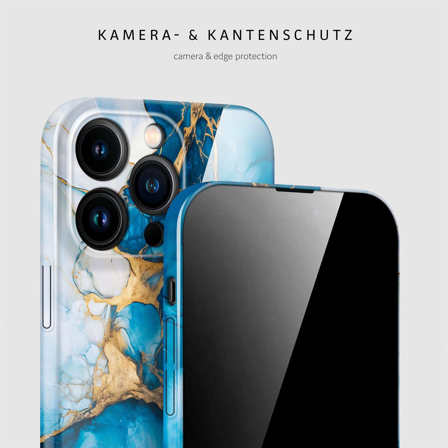 Bliss Cover für iPhone 15 Pro Max in der Farbe Sapphire Dream (Blau)