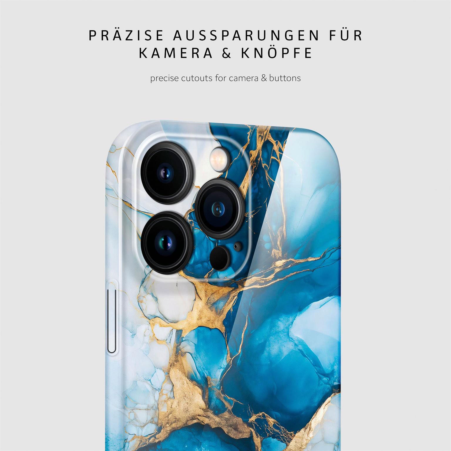 Bliss Cover für iPhone 15 Pro Max in der Farbe Sapphire Dream (Blau)