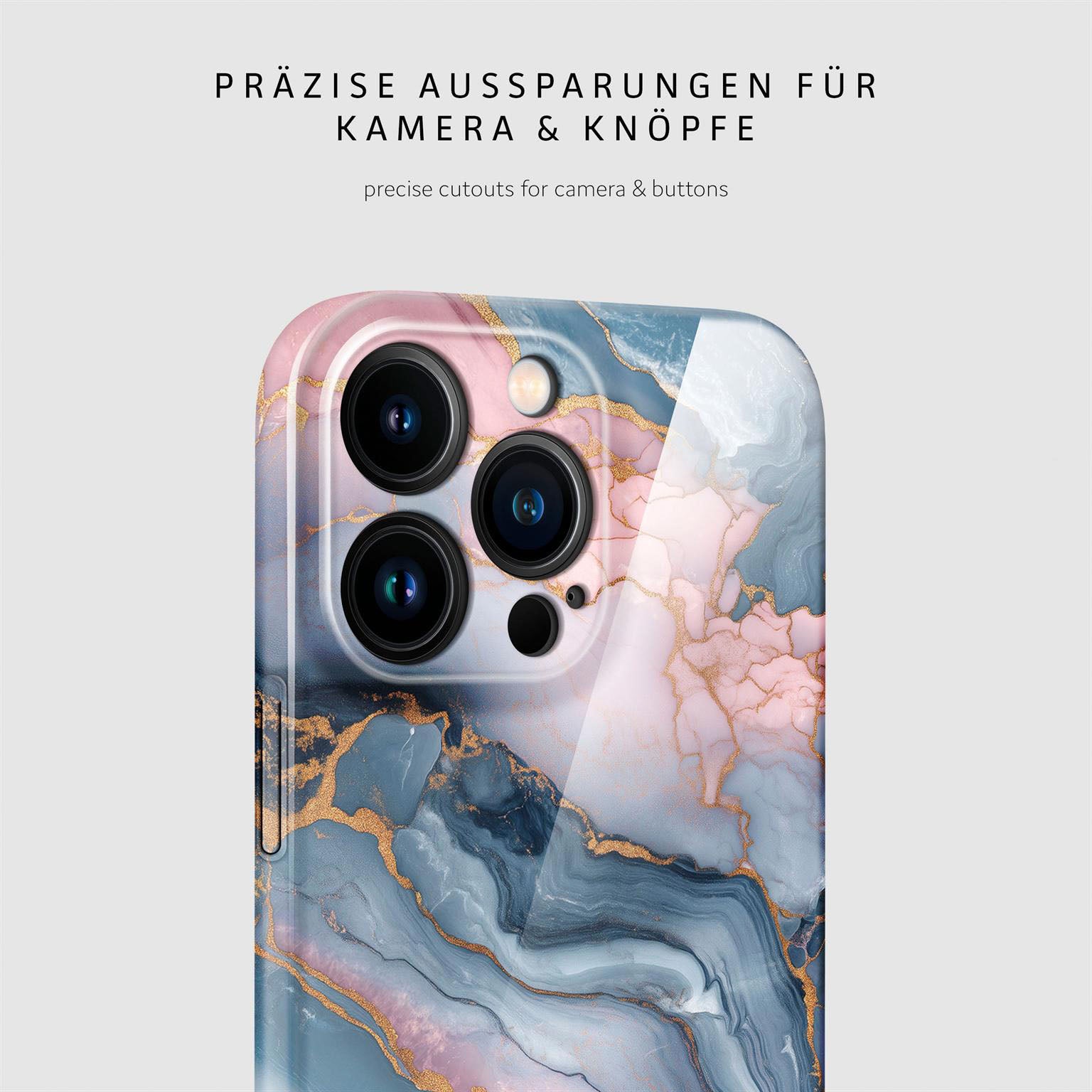 Bliss Cover für iPhone 15 Pro Max in der Farbe Aurora Lagoon (Mehrfarbig (bunt))