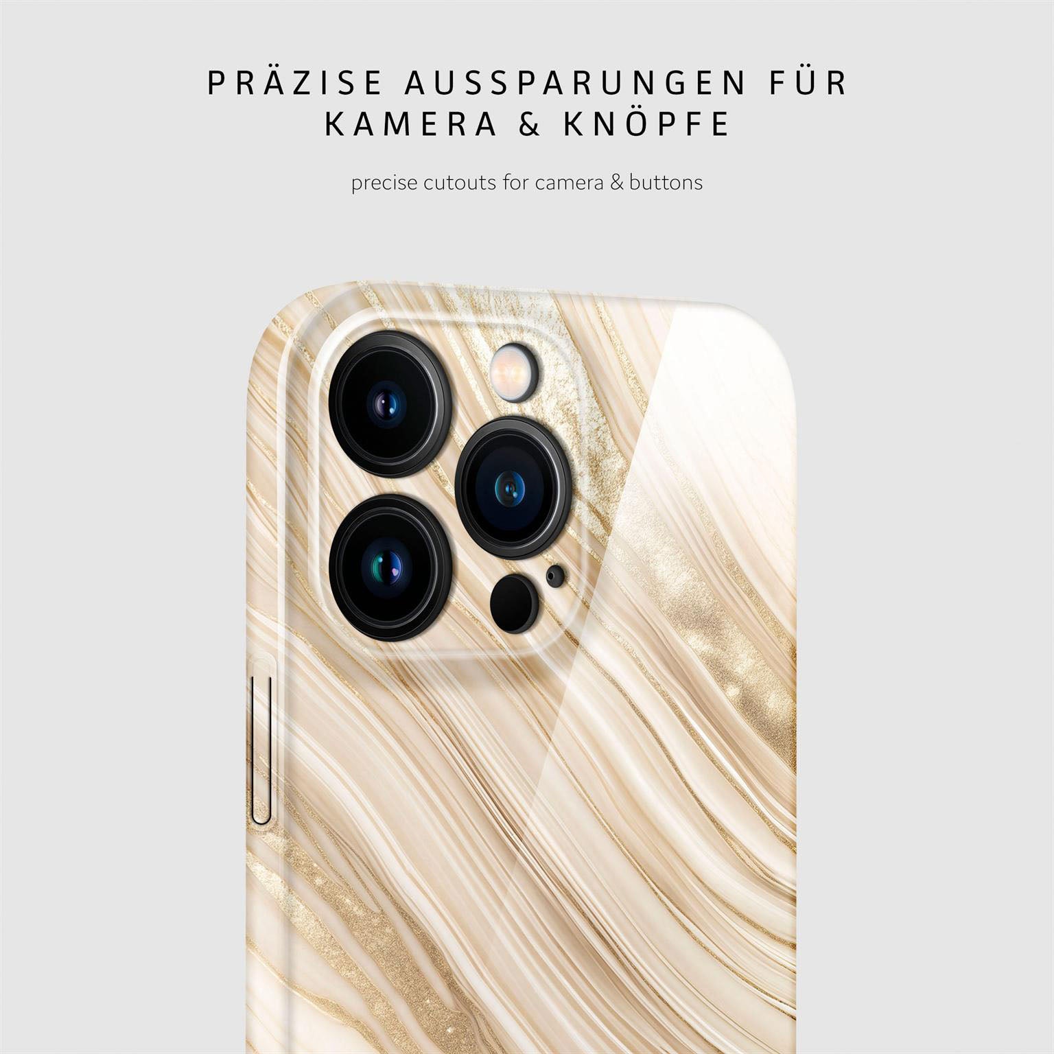 Bliss Cover für iPhone 15 Pro Max in der Farbe Sand Dune (Braun / Beige)