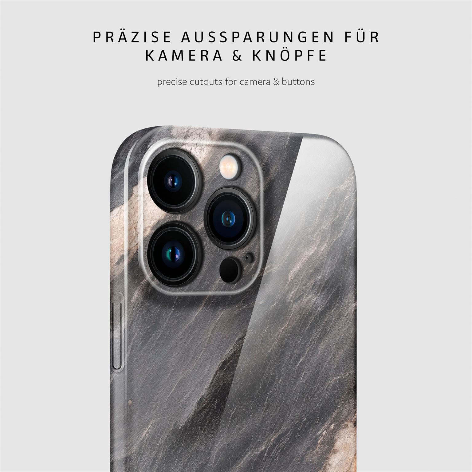 Bliss Cover für iPhone 15 Pro Max in der Farbe Slate Horizon (Grau)