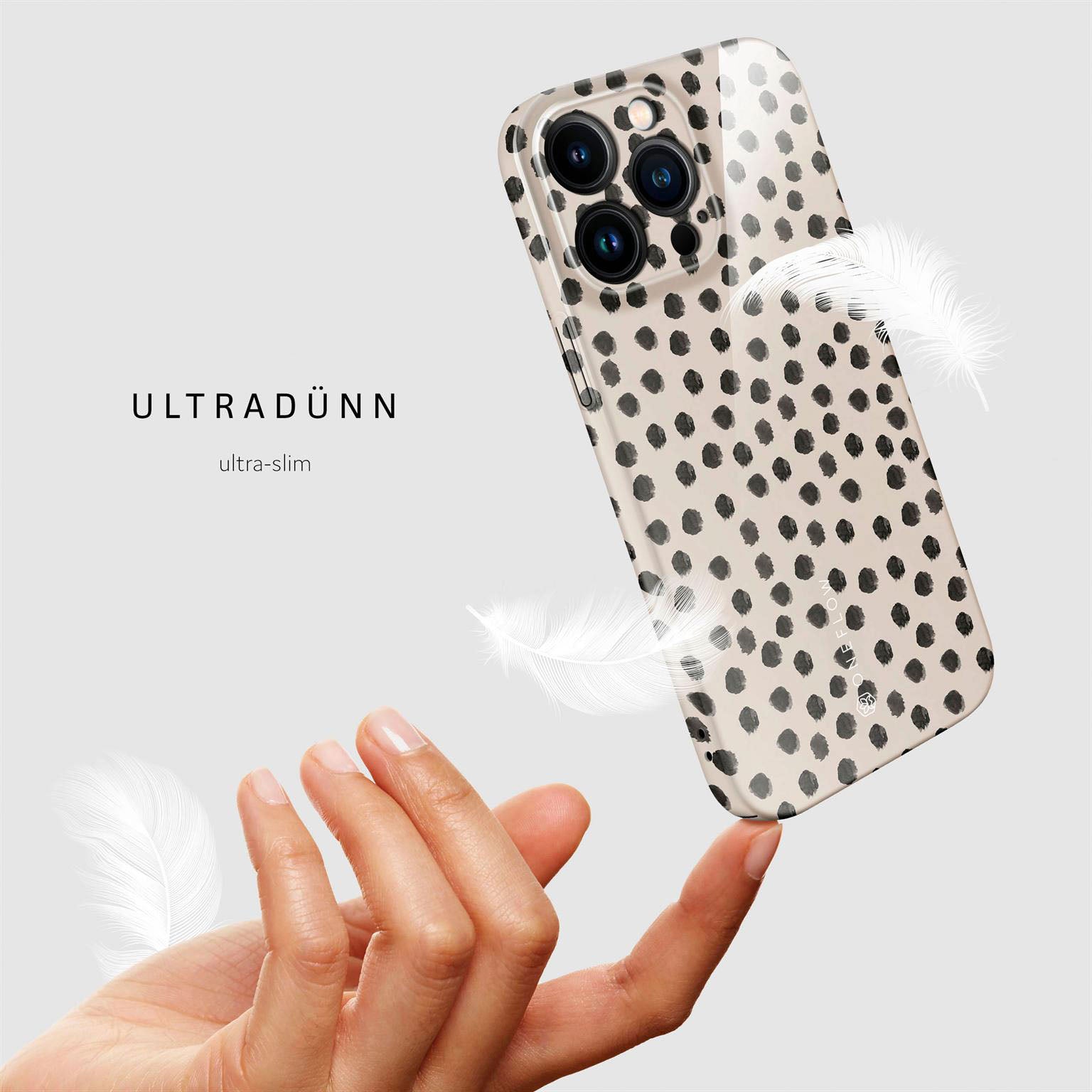 Splash Case für iPhone 15 Pro Max in der Farbe Cookies & Cream (Braun / Beige)