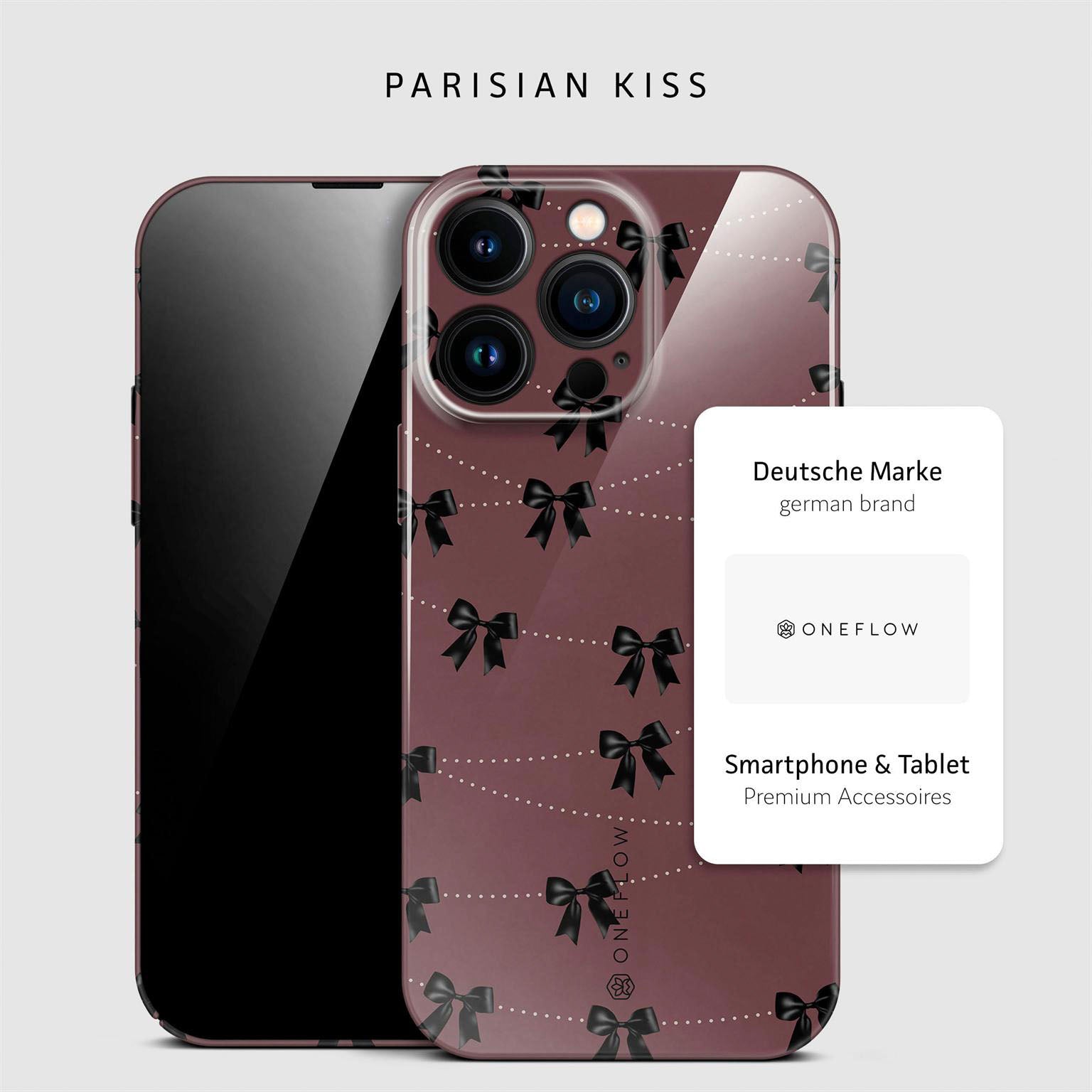 Splash Case für iPhone 15 Pro Max in der Farbe Parisian Kiss (Rot)