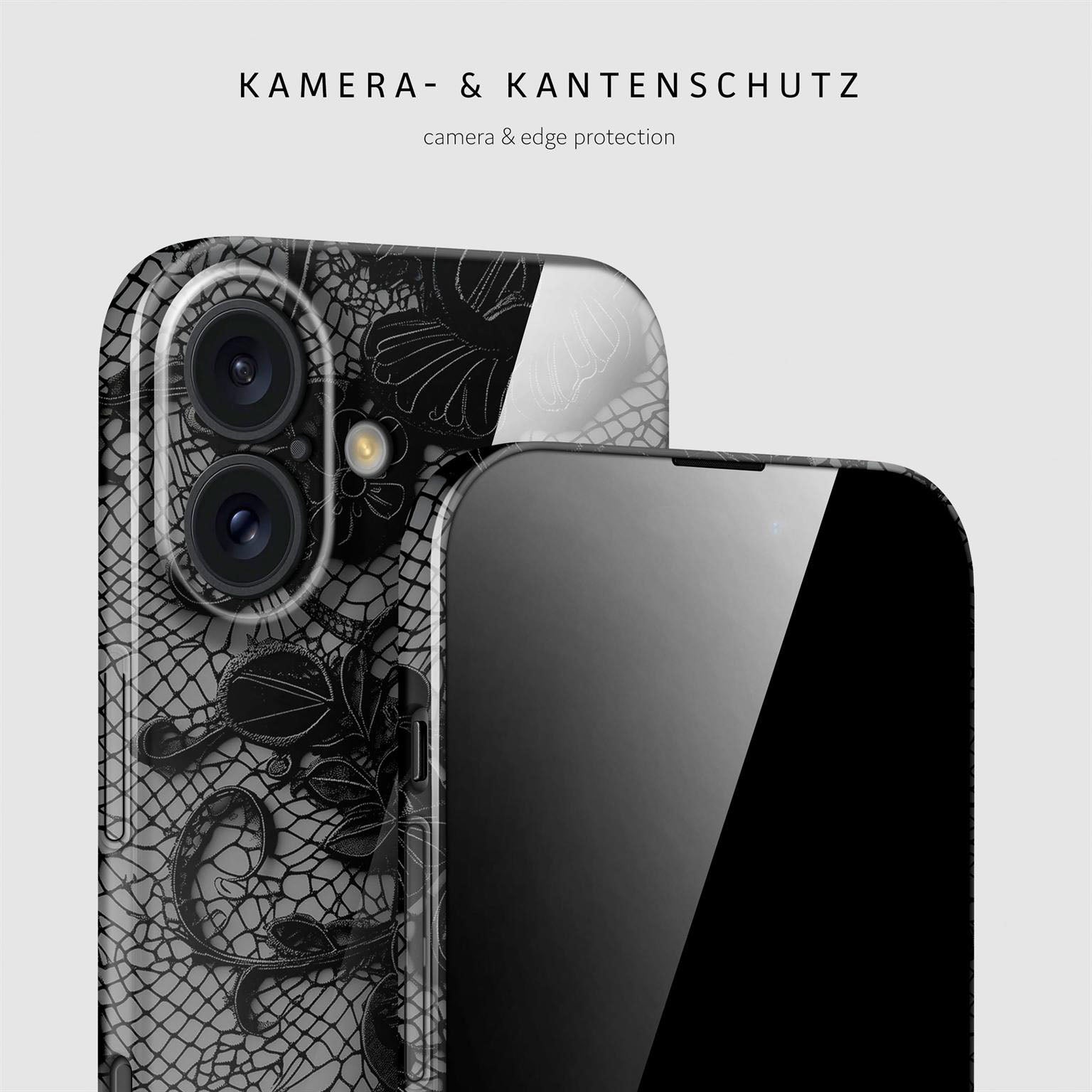 Splash Case für iPhone 16 in der Farbe Delicate Dream (Schwarz)