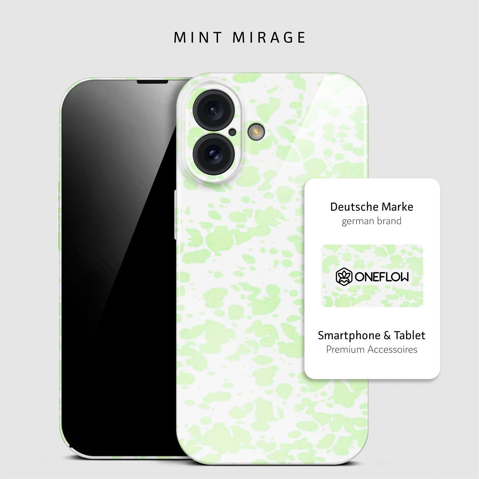 Splash Case für iPhone 16 in der Farbe Mint Mirage (Grün)