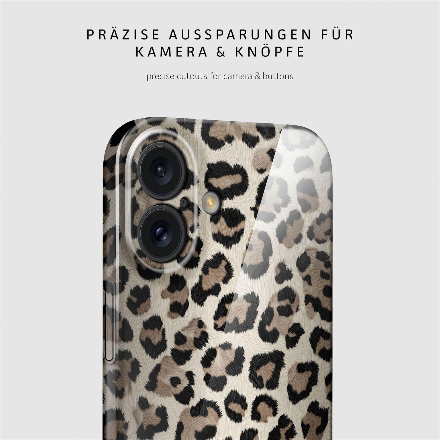 Wild Cover für iPhone 16 in der Farbe Golden Leopard (Gold)