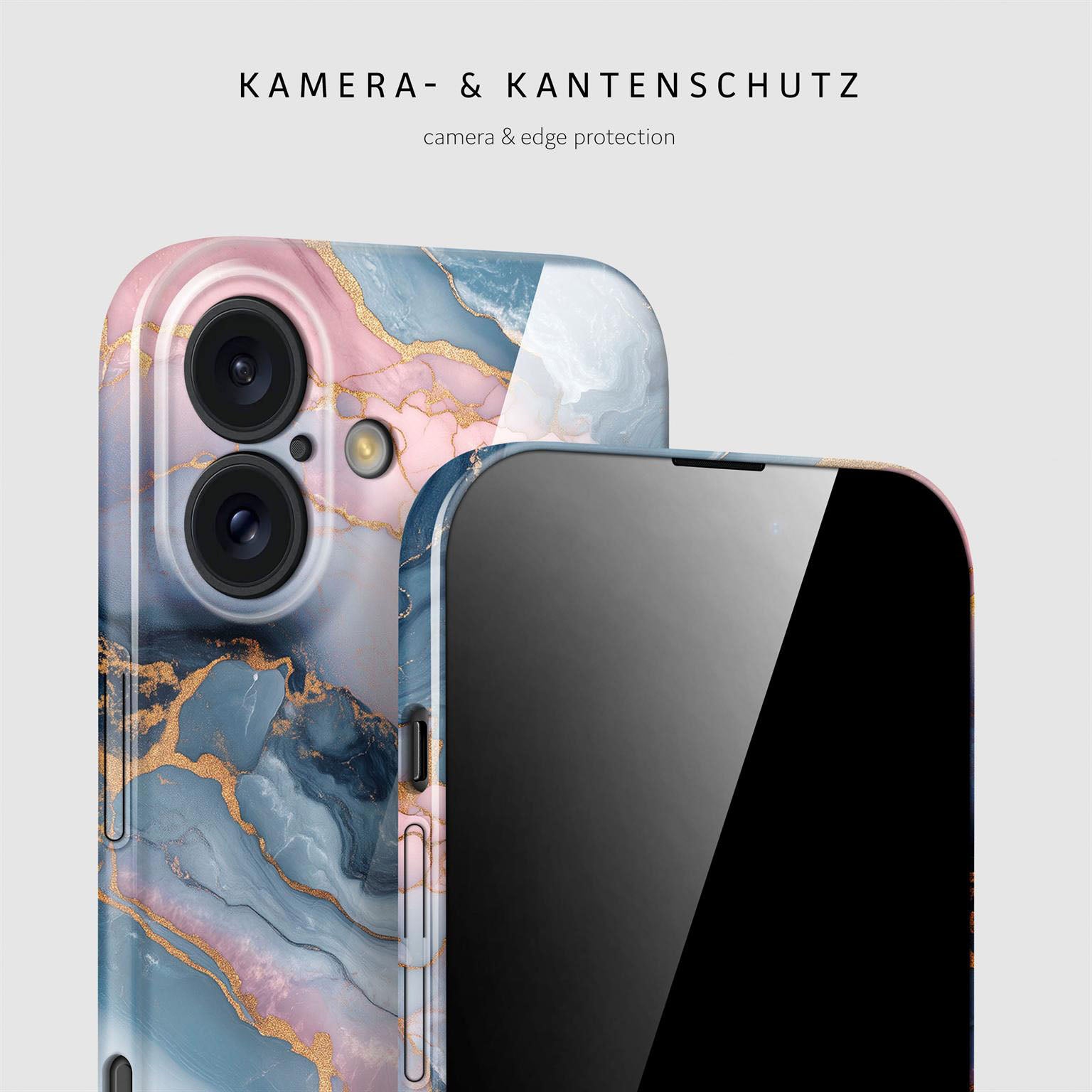 Bliss Cover für iPhone 16 in der Farbe Aurora Lagoon (Mehrfarbig (bunt))
