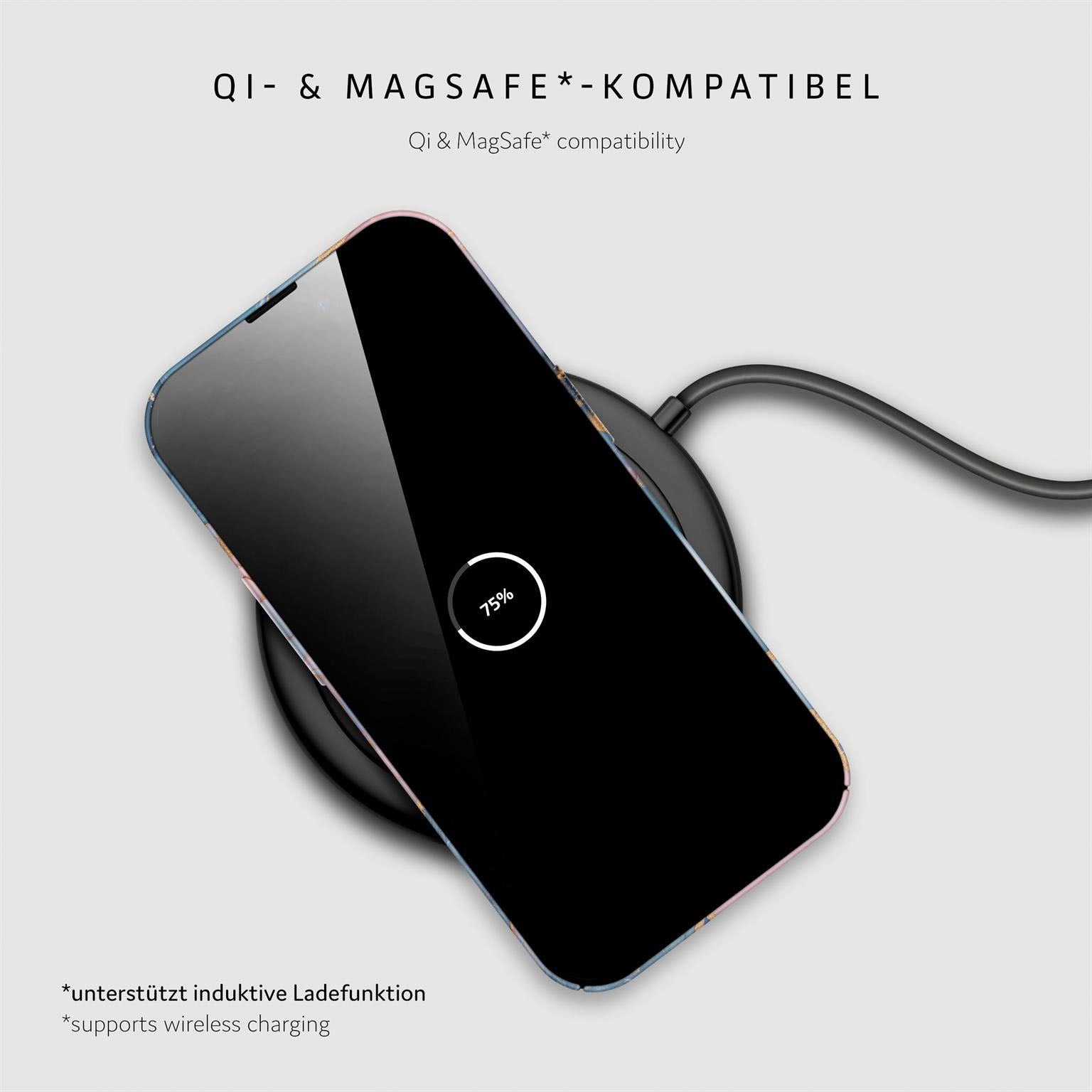 Bliss Cover für iPhone 16 in der Farbe Aurora Lagoon (Mehrfarbig (bunt))