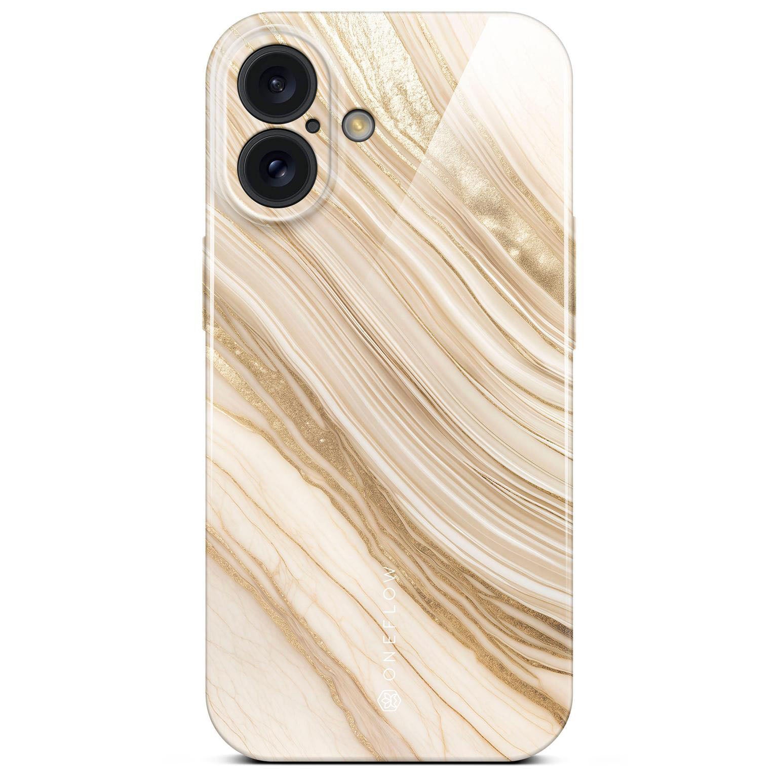 Bliss Cover für iPhone 16 in der Farbe Sand Dune (Braun / Beige)