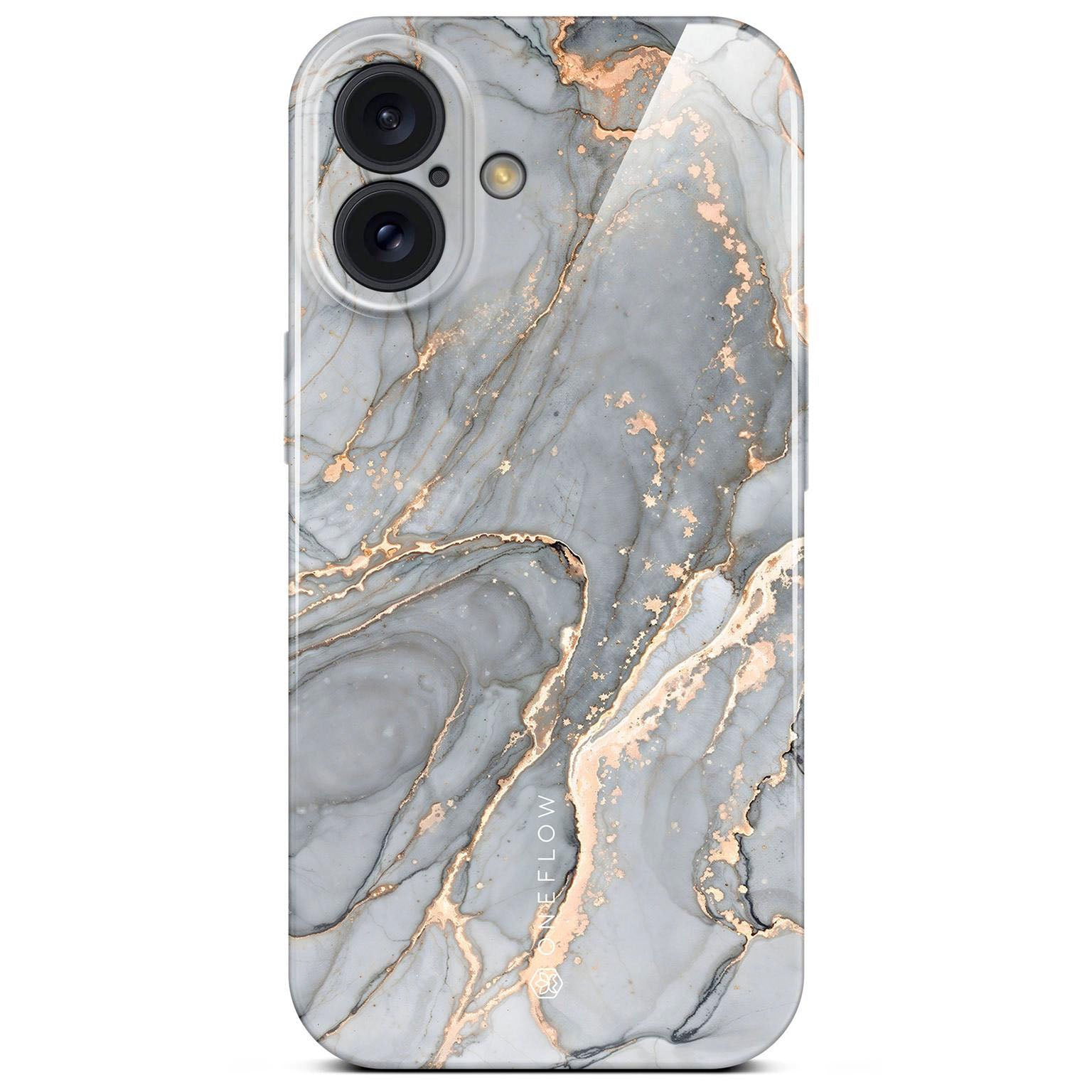 Bliss Cover für iPhone 16 in der Farbe Soft Granite (Grau)