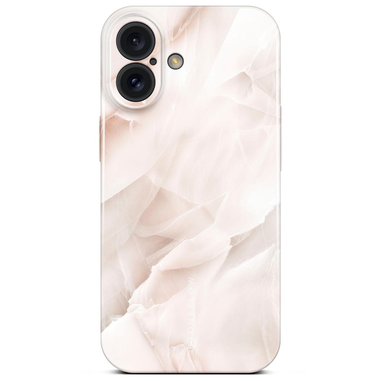 Bliss Cover für iPhone 16 in der Farbe Soft Blush (Braun / Beige)