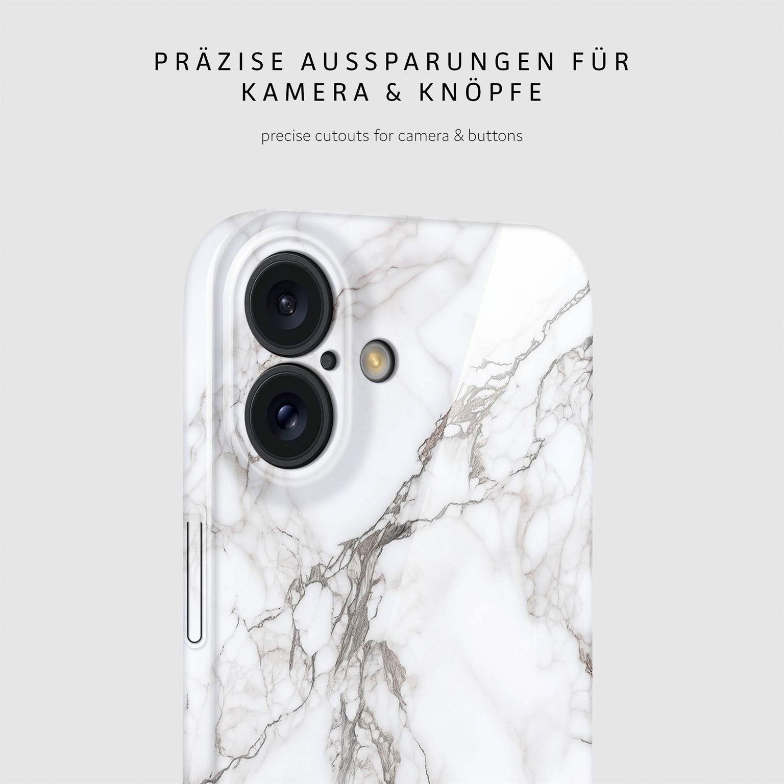 Bliss Cover für iPhone 16 in der Farbe Ivory Whisper (Weiß)