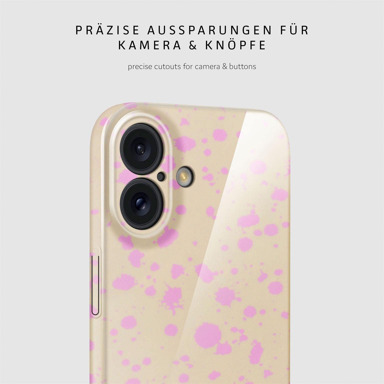 Splash Case für iPhone 16 in der Farbe Blush Pop (Rosa / Pink)