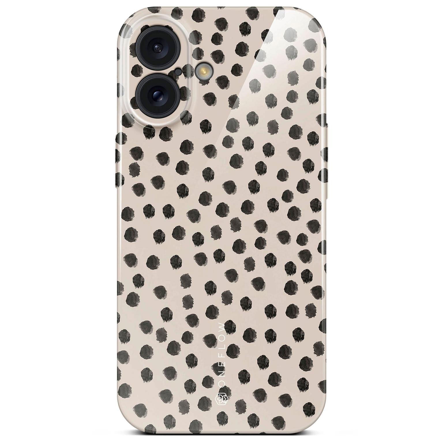 Splash Case für iPhone 16 in der Farbe Cookies & Cream (Braun / Beige)