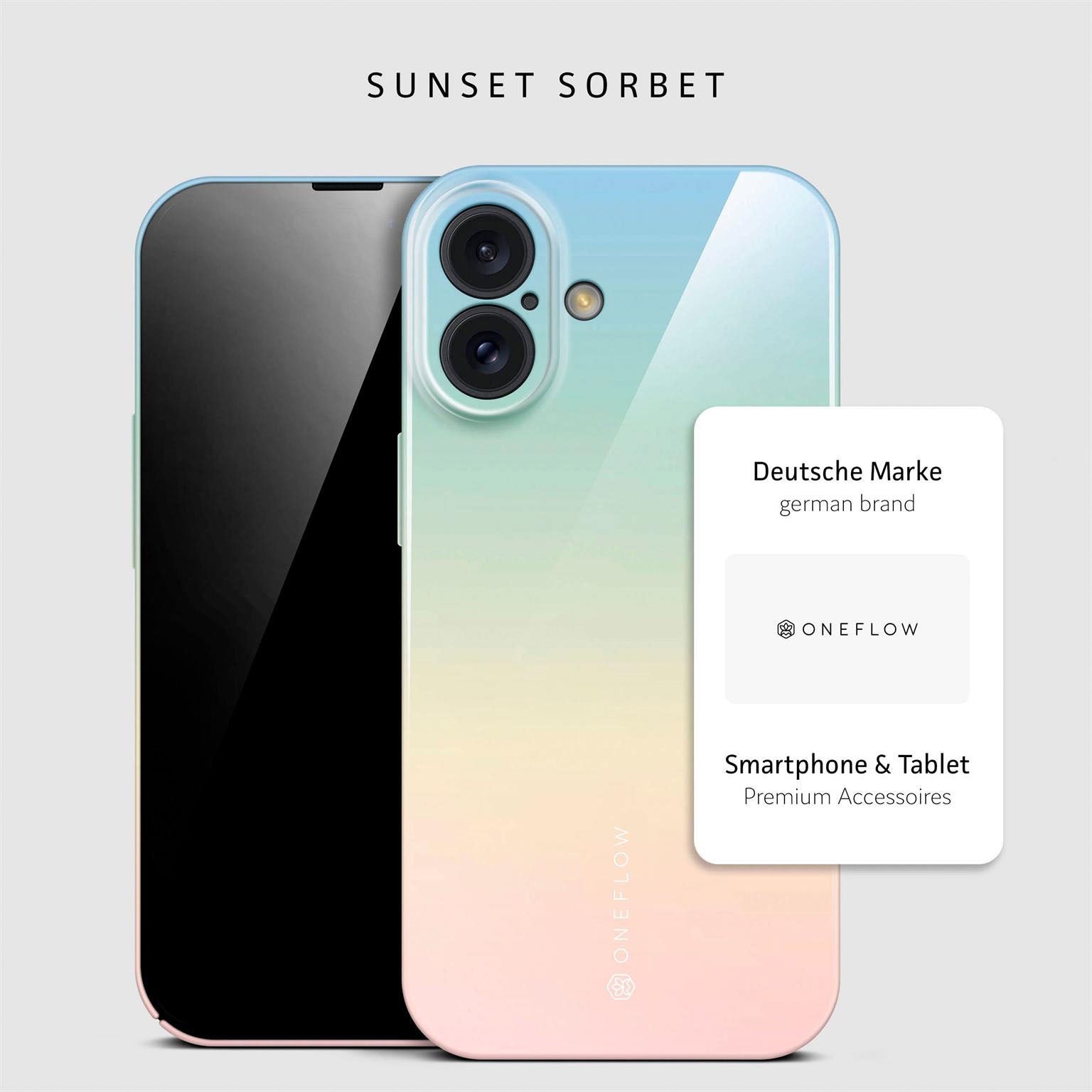 Splash Case für iPhone 16 in der Farbe Sunset Sorbet (Mehrfarbig (bunt))