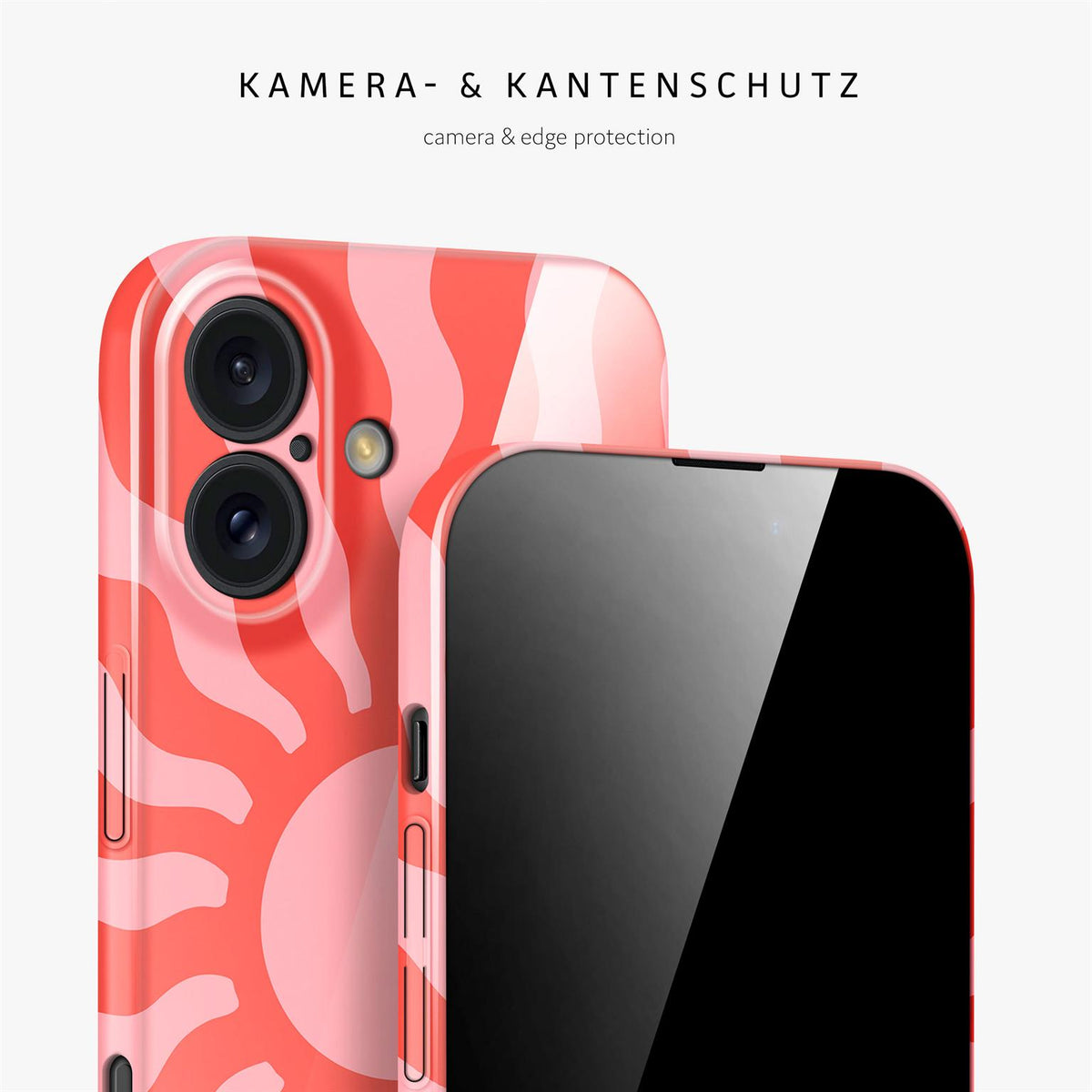 Splash Case für iPhone 16 in der Farbe Hot Aura (Rosa / Pink)