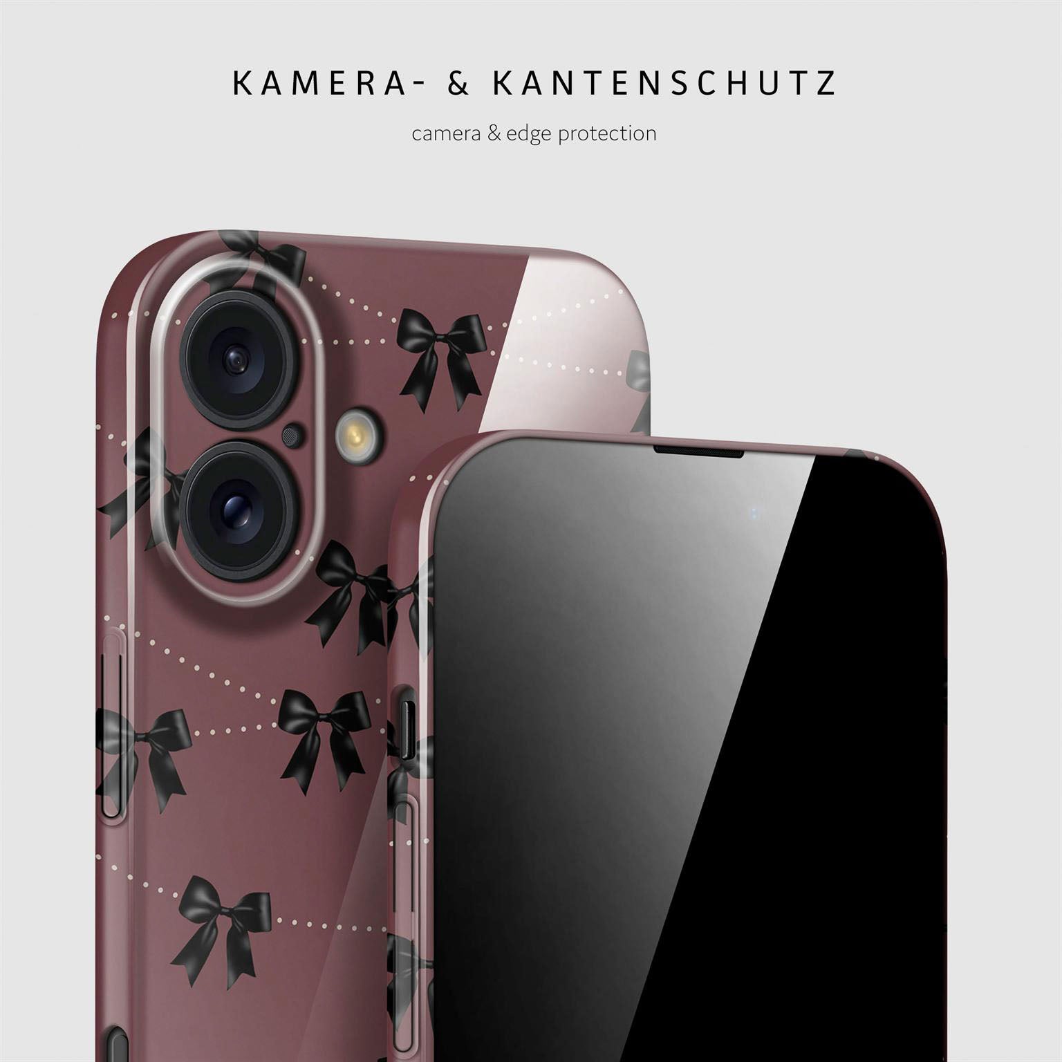 Splash Case für iPhone 16 in der Farbe Parisian Kiss (Rot)