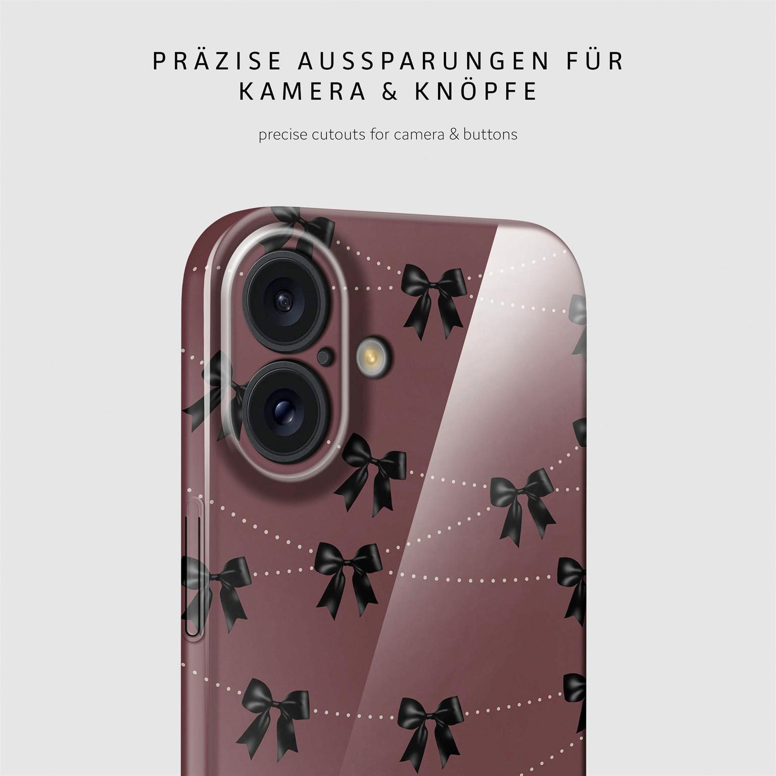 Splash Case für iPhone 16 in der Farbe Parisian Kiss (Rot)