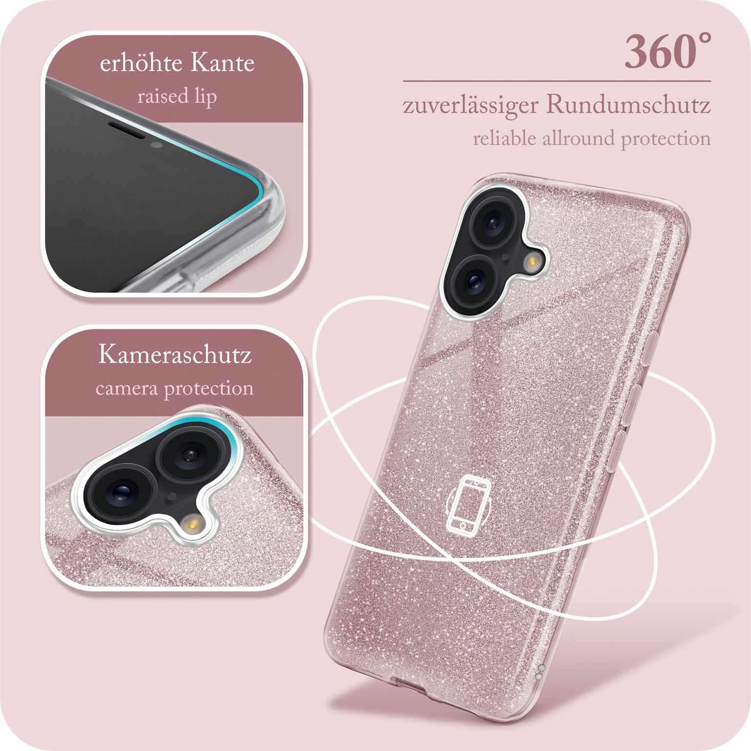 Glitter Case für iPhone 16 Plus