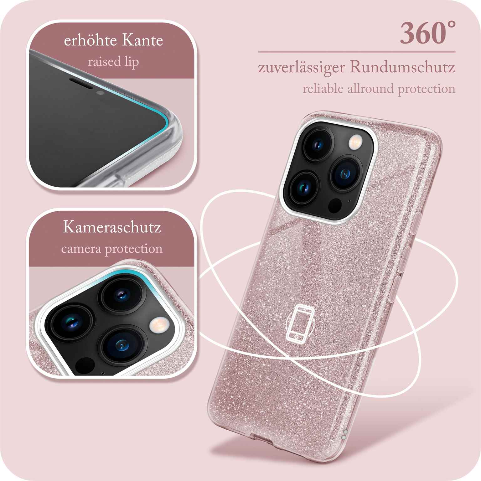 Glitter Case für iPhone 16 Pro