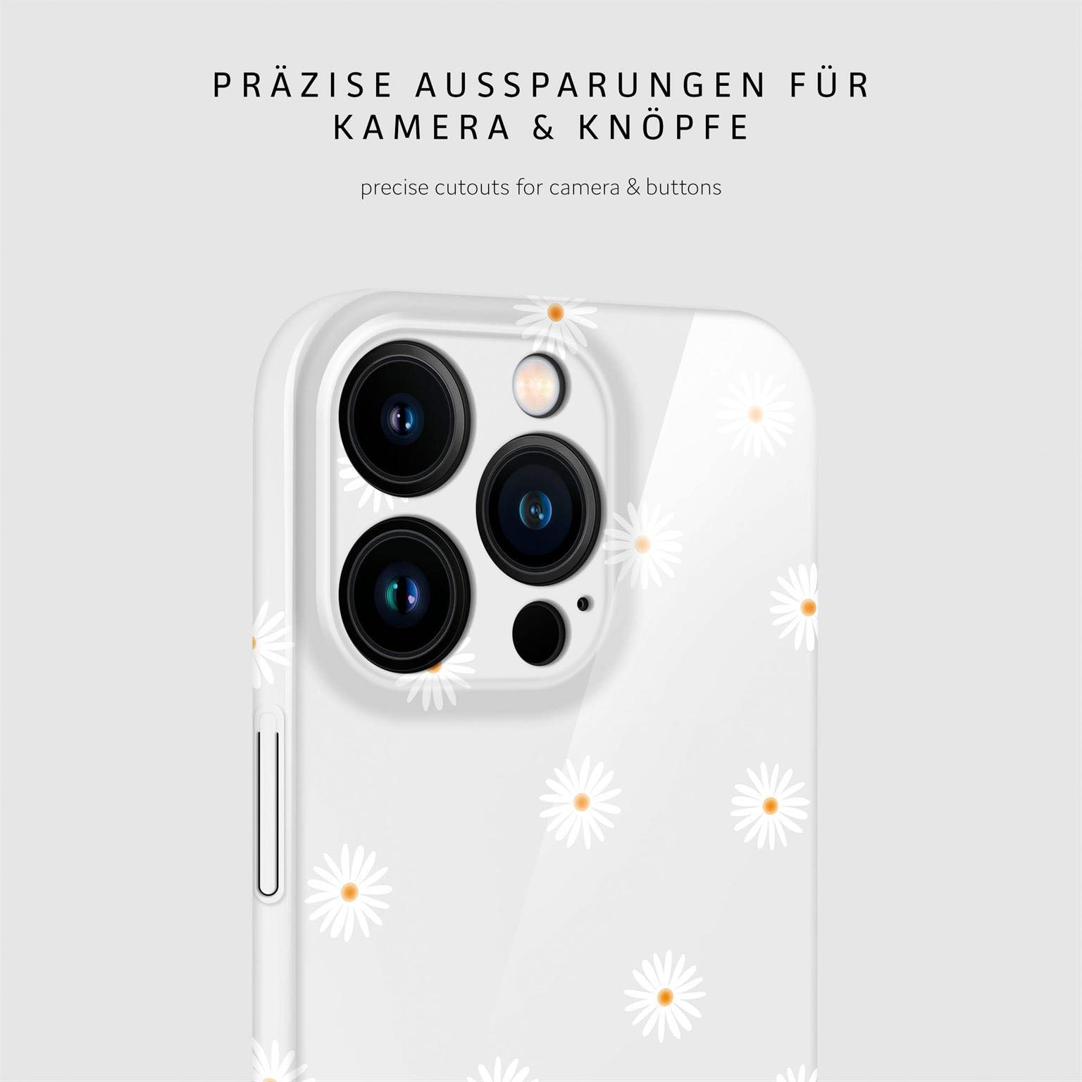 Splash Case für iPhone 16 Pro in der Farbe Daisy Delight (Weiß)