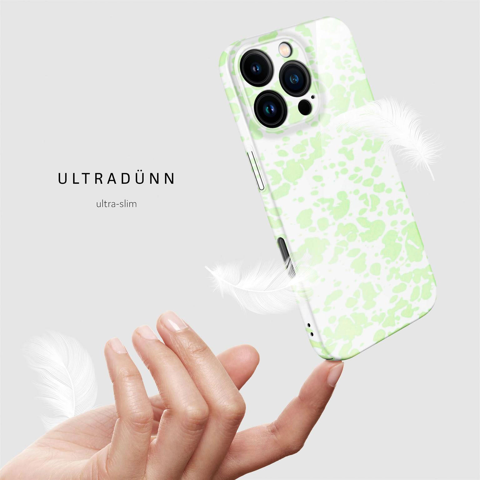 Splash Case für iPhone 16 Pro in der Farbe Mint Mirage (Grün)