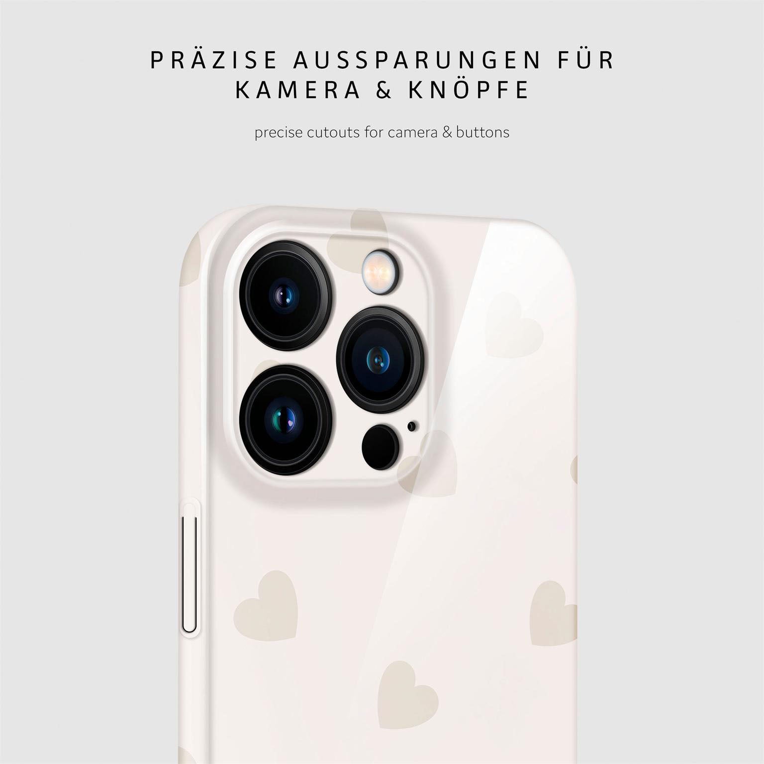 Splash Case für iPhone 16 Pro in der Farbe Latte Love (Braun / Beige)